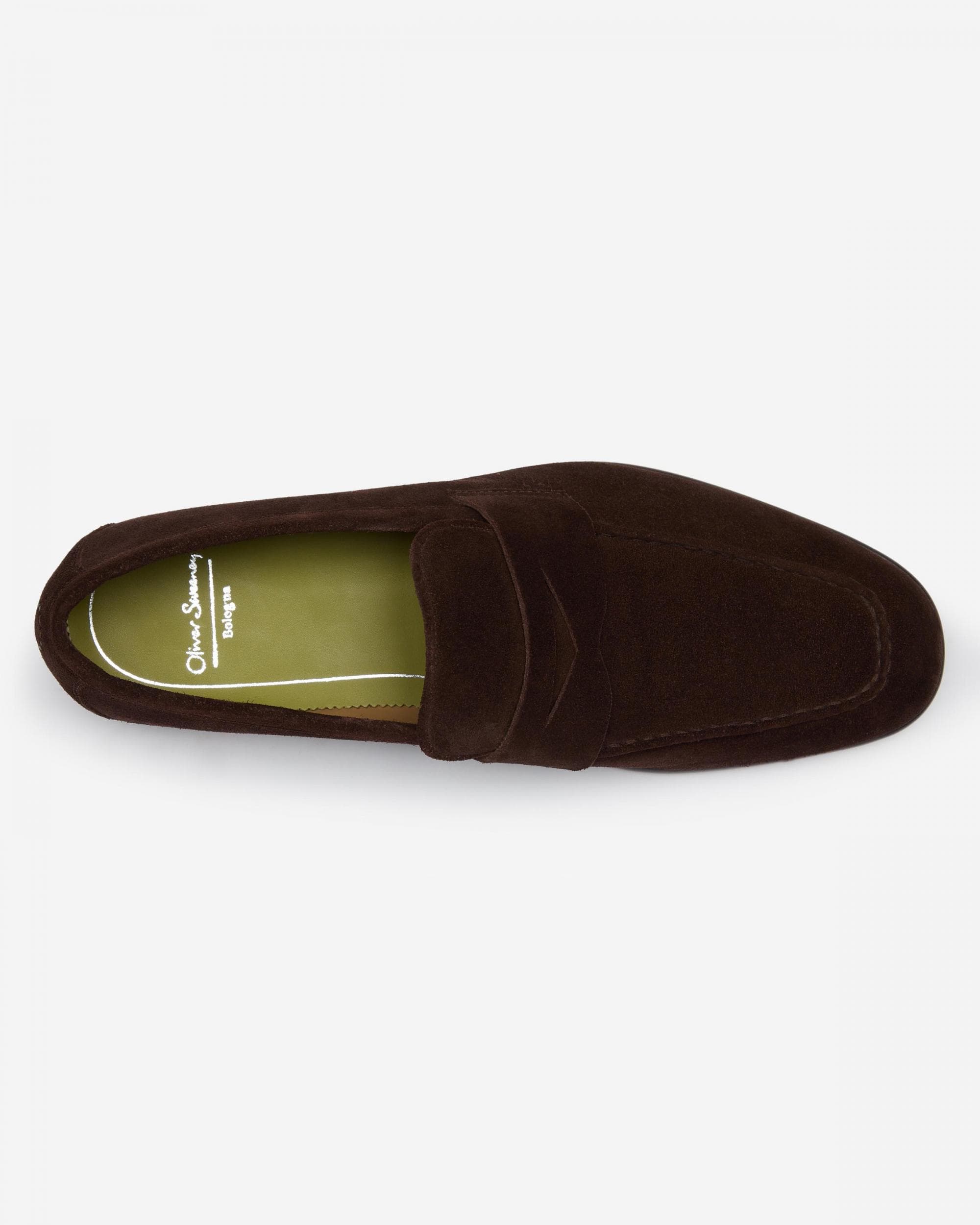 Oliver Sweeney Keyworth Suede Mens Loafers - Chocolate - Image 3