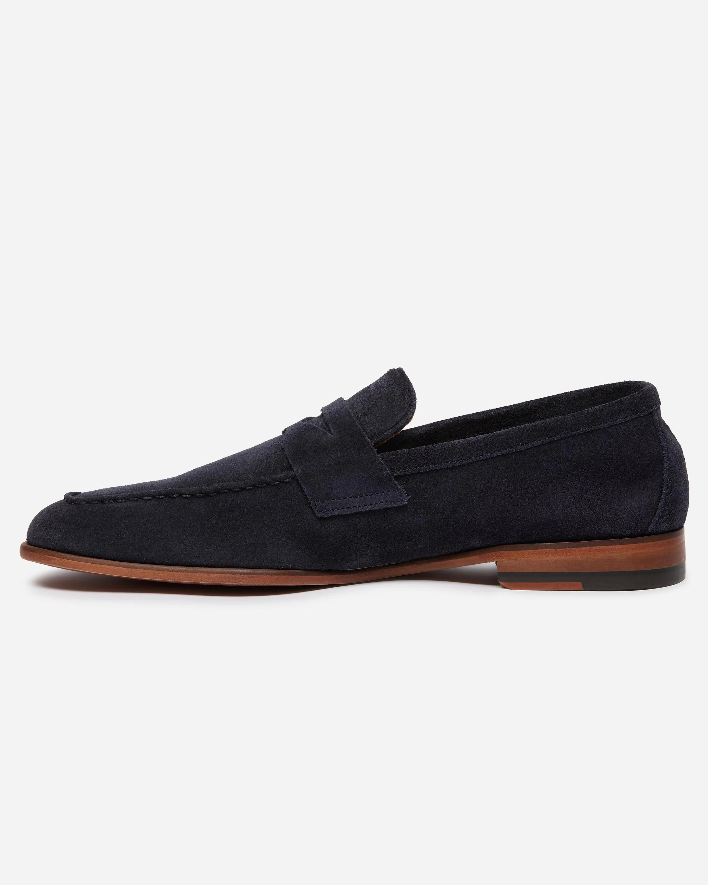 Oliver Sweeney Keyworth Suede Mens Loafers - Navy - Image 2