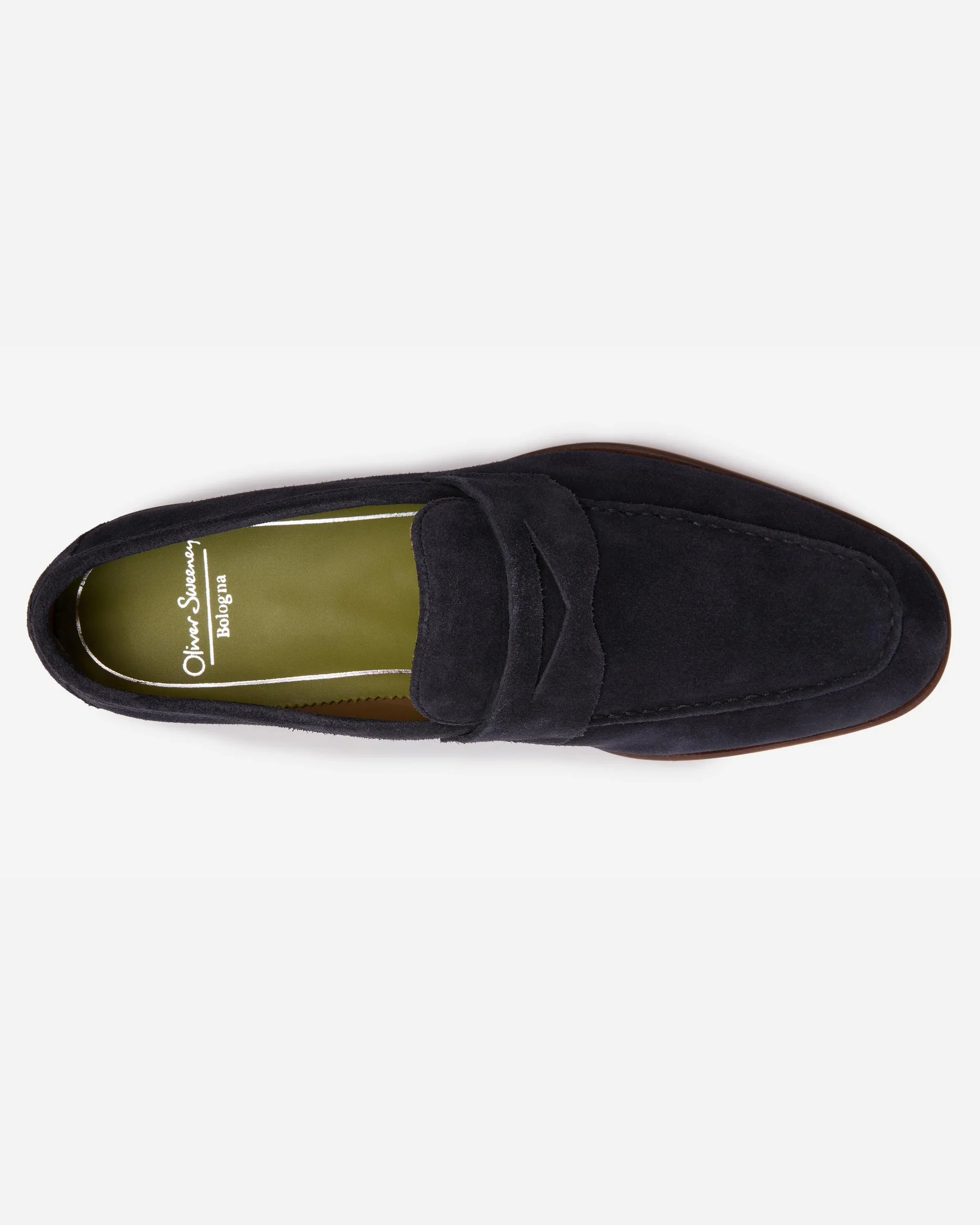 Oliver Sweeney Keyworth Suede Mens Loafers - Navy - Image 3