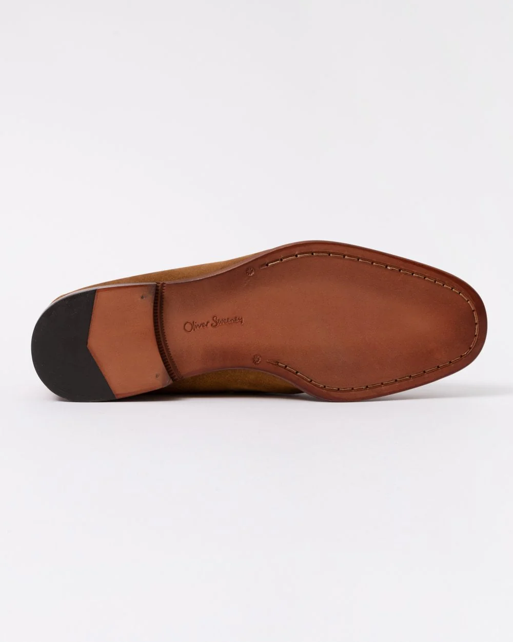 Oliver Sweeney Keyworth Suede Mens Loafers - Whiskey - Image 5