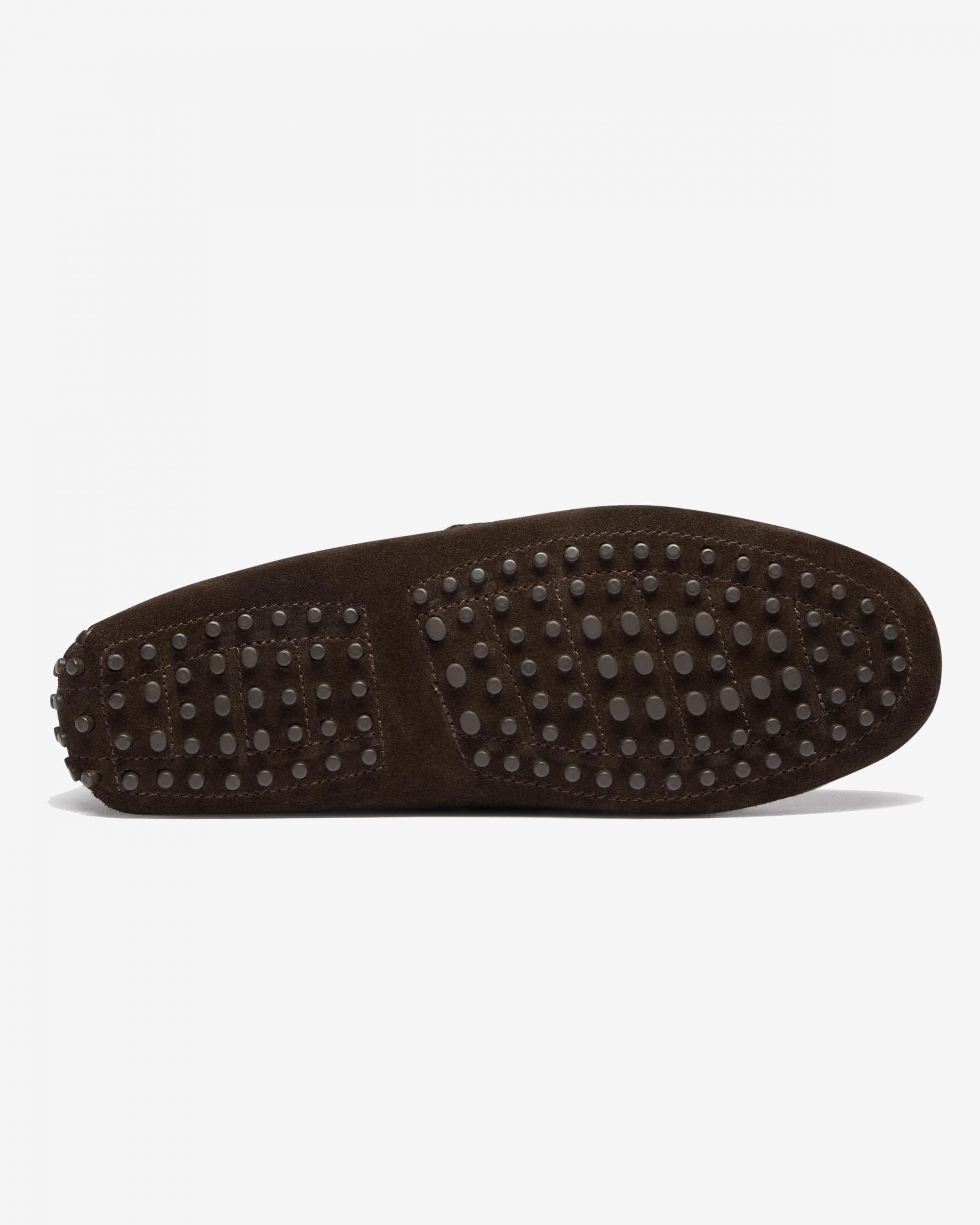 Oliver Sweeney Lastres Suede Mens Driving Shoes - Chocolate - Image 4
