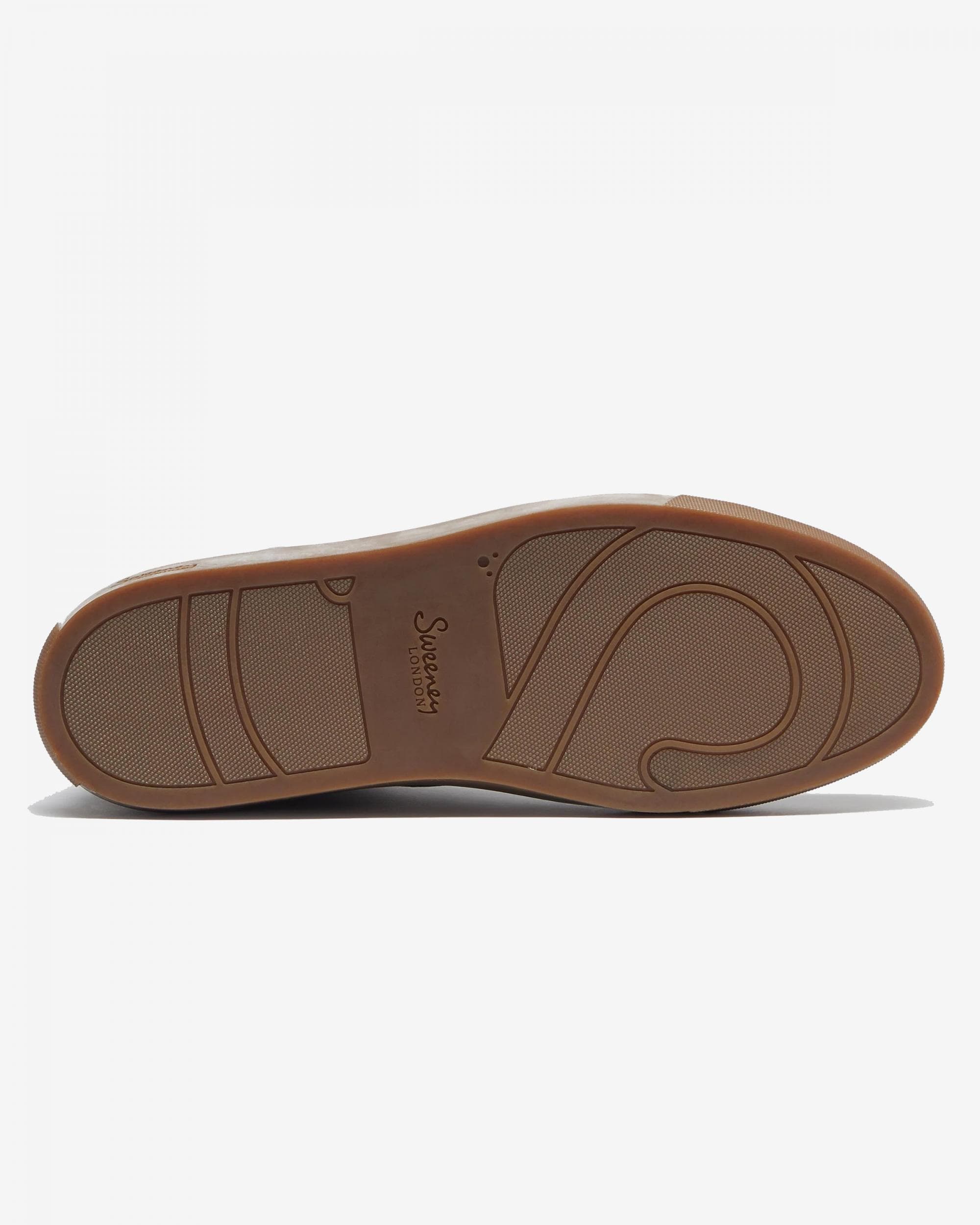 Oliver Sweeney Laxey Mens Soft-Milled Calf Leather Hi-Tops - Chocolate - Image 5