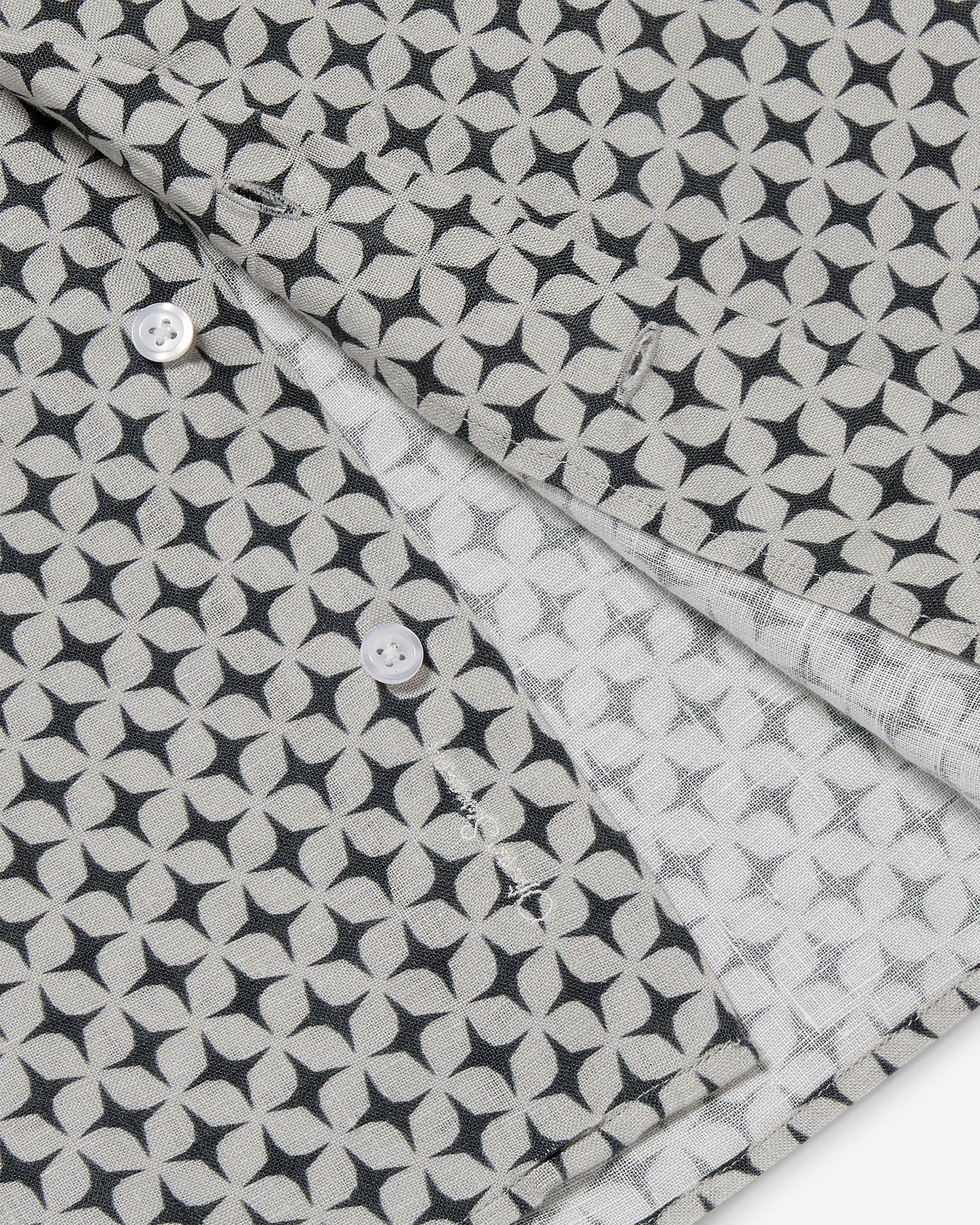 Oliver Sweeney Marvao Mens Linen Shirt - Blue - Image 3