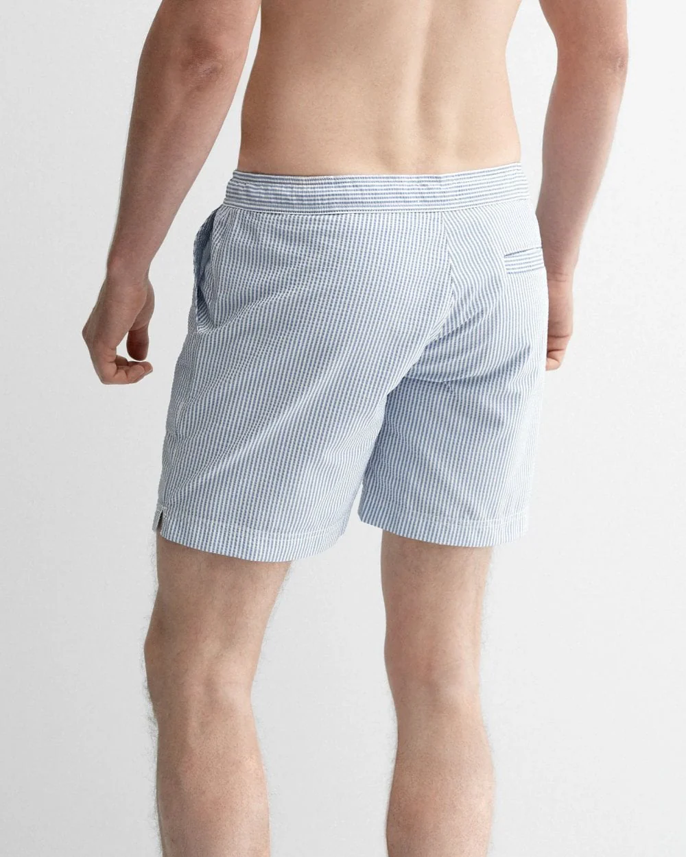 Oliver Sweeney Monforte Mens Cotton Seersucker Swim Shorts - Image 4