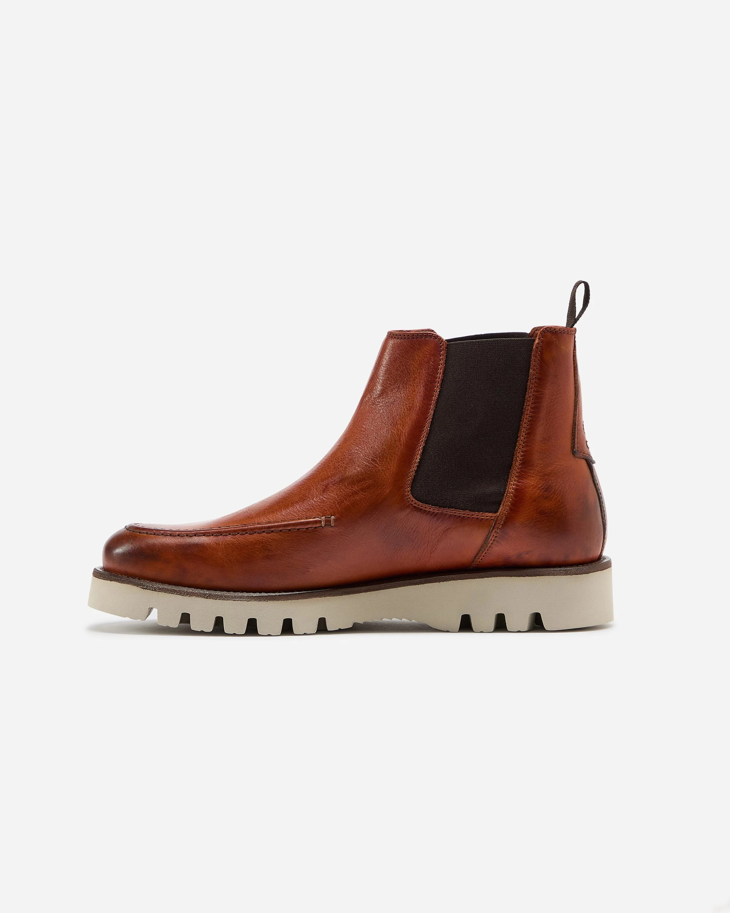 Oliver Sweeney Monsaraz Mens Hand-Finished Calf Leather Chelsea Boots - Tan - Image 2