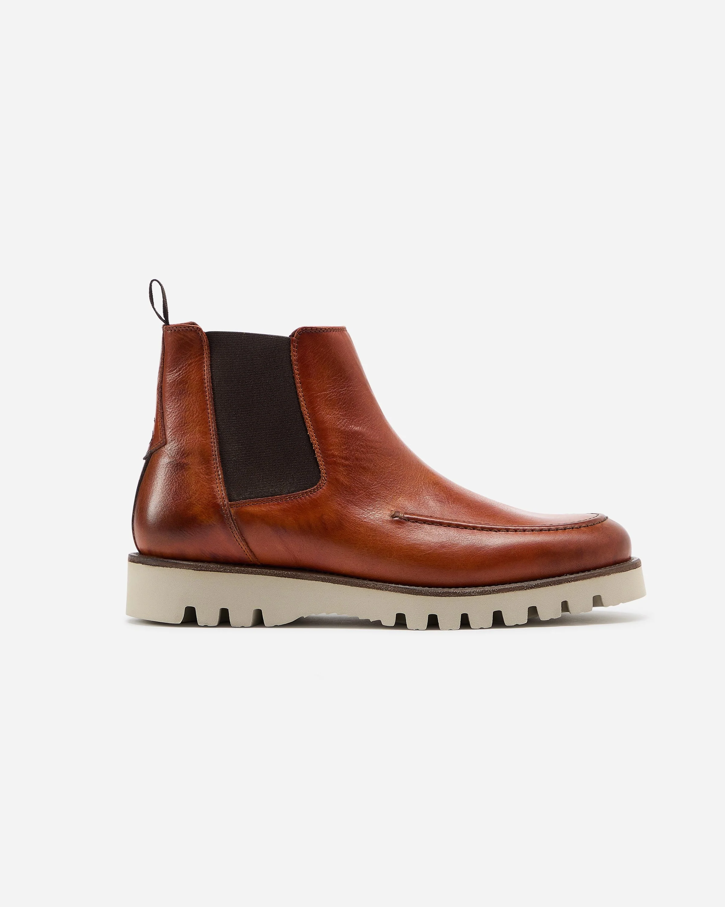 Oliver Sweeney Monsaraz Mens Hand-Finished Calf Leather Chelsea Boots - Tan - Image 3