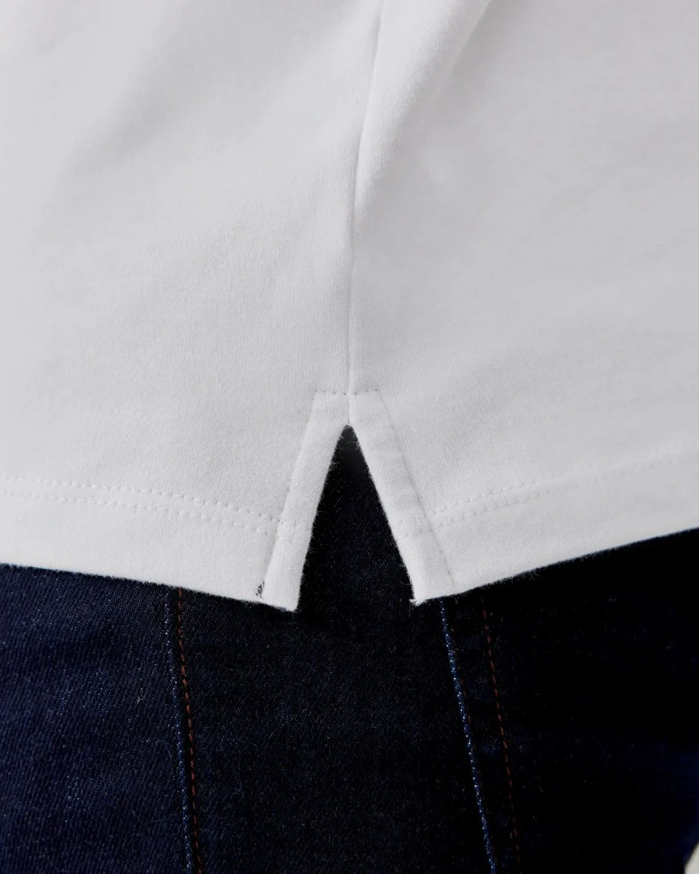 Oliver Sweeney Palmela Mens Crew Neck T-Shirt - White - Image 4