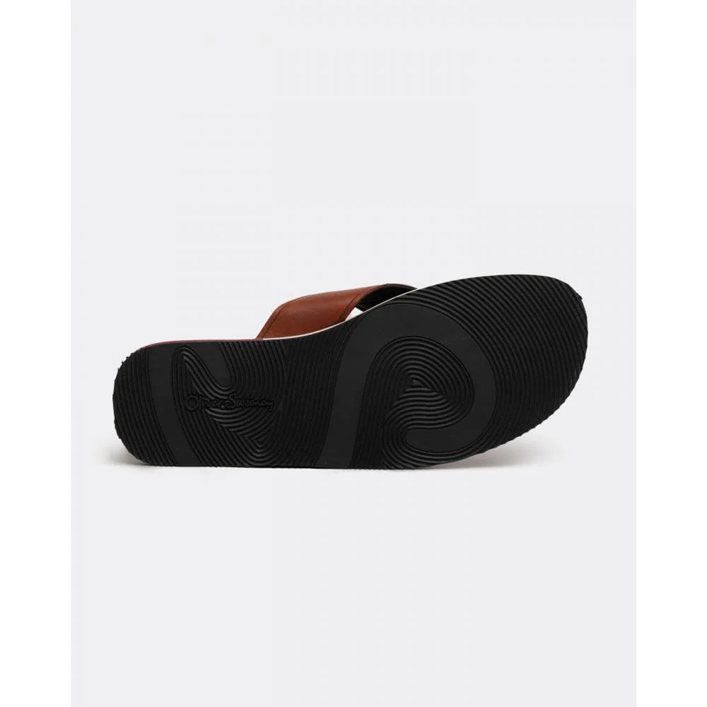 Oliver Sweeney Saltash Leather Mens Flip Flops - Image 3