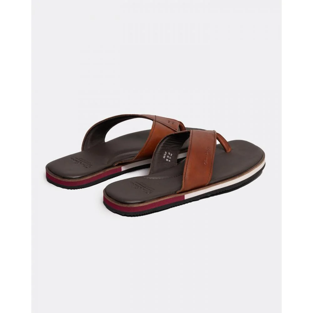 Oliver Sweeney Saltash Leather Mens Flip Flops - Image 4