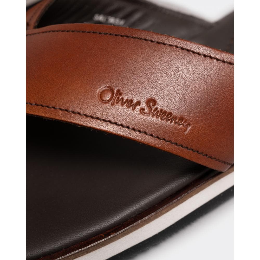 Oliver Sweeney Saltash Leather Mens Flip Flops - Image 5
