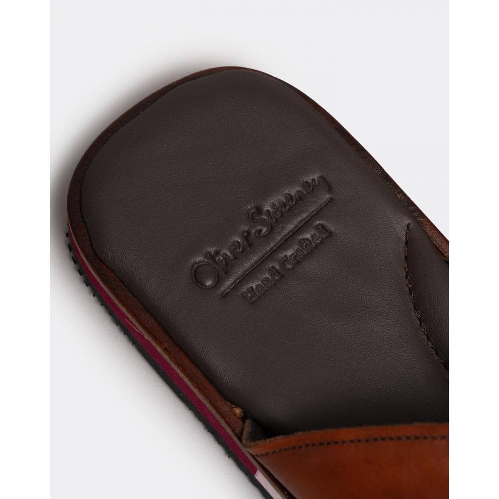 Oliver Sweeney Saltash Leather Mens Flip Flops - Image 6