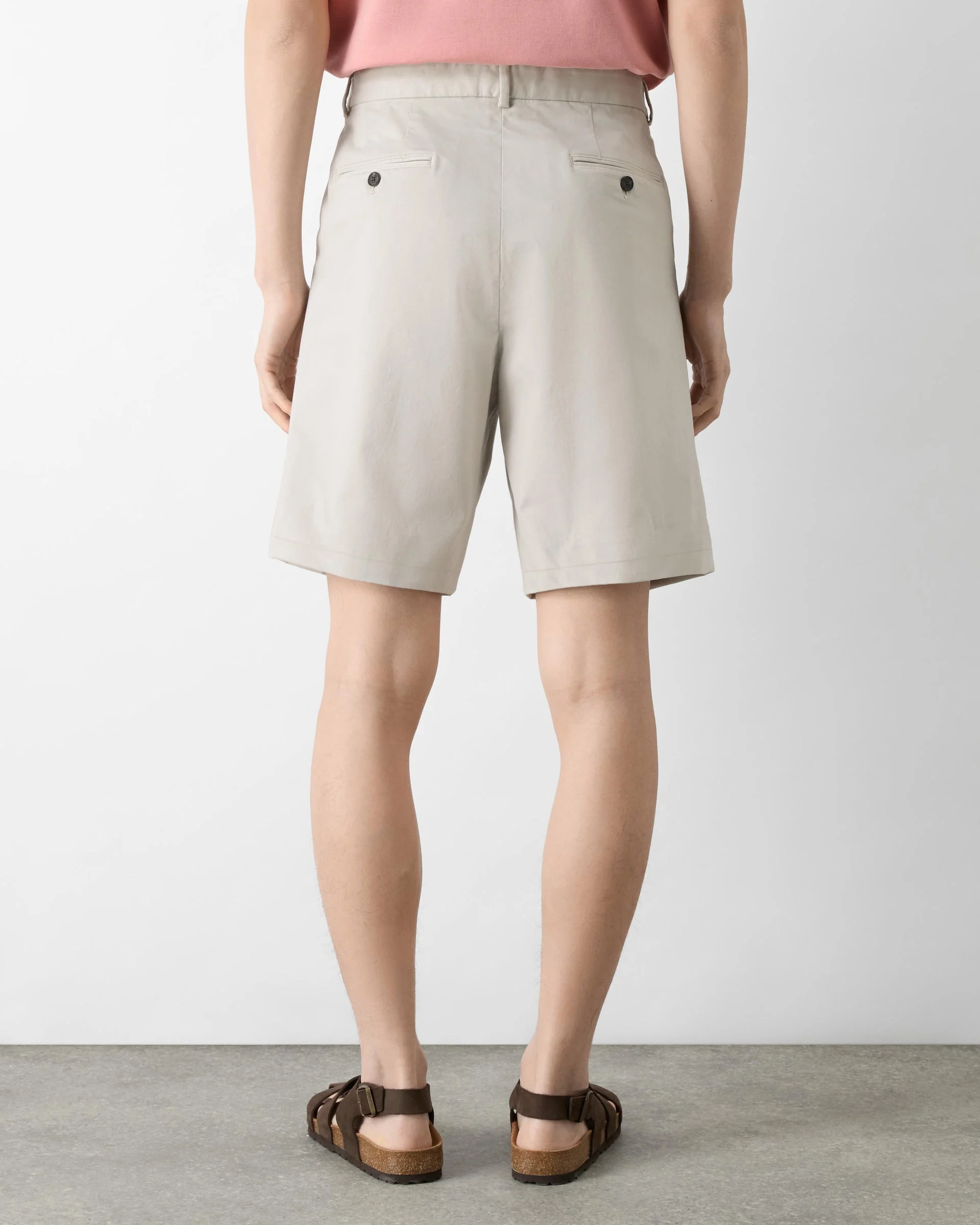 Oliver Sweeney Sistelo Mens Chino Shorts - Stone - Image 2