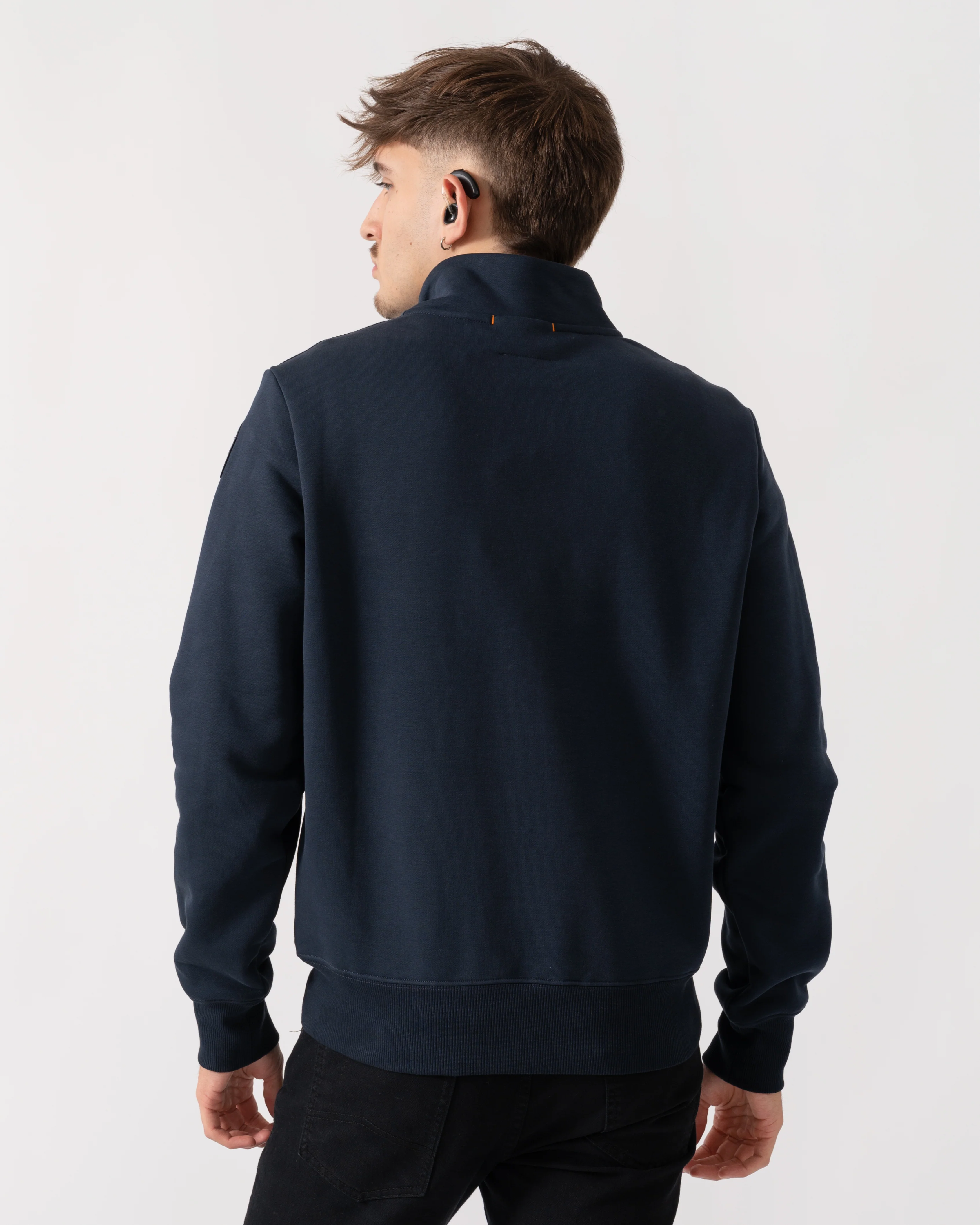 Parajumpers Broad Peak Mens Sweatshirt - Blue Navy 316 - Image 4