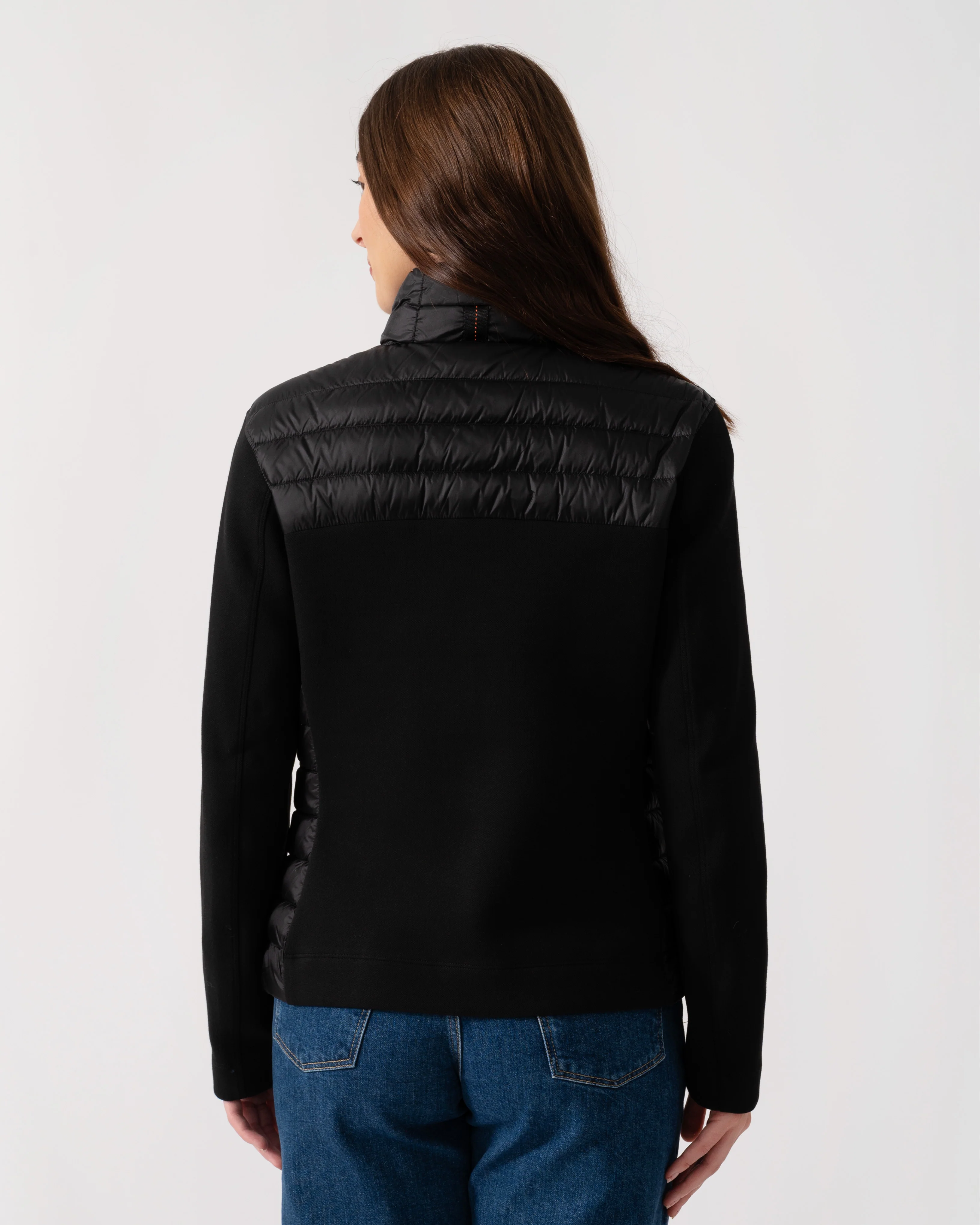 Parajumpers Danette Womens Fleece/Nylon Jacket - Black 541 - Image 3