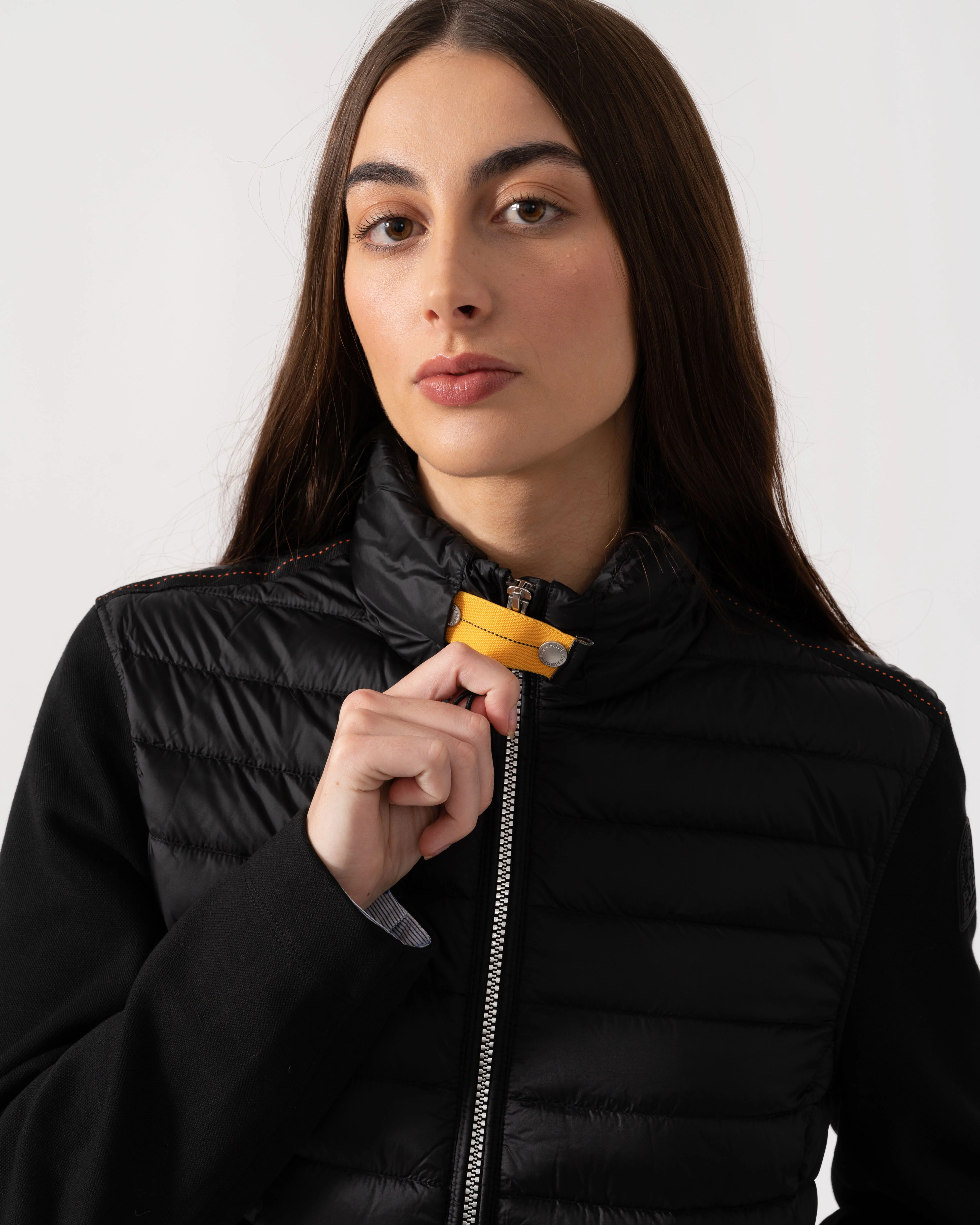 Parajumpers Danette Womens Fleece/Nylon Jacket - Black 541 - Image 5