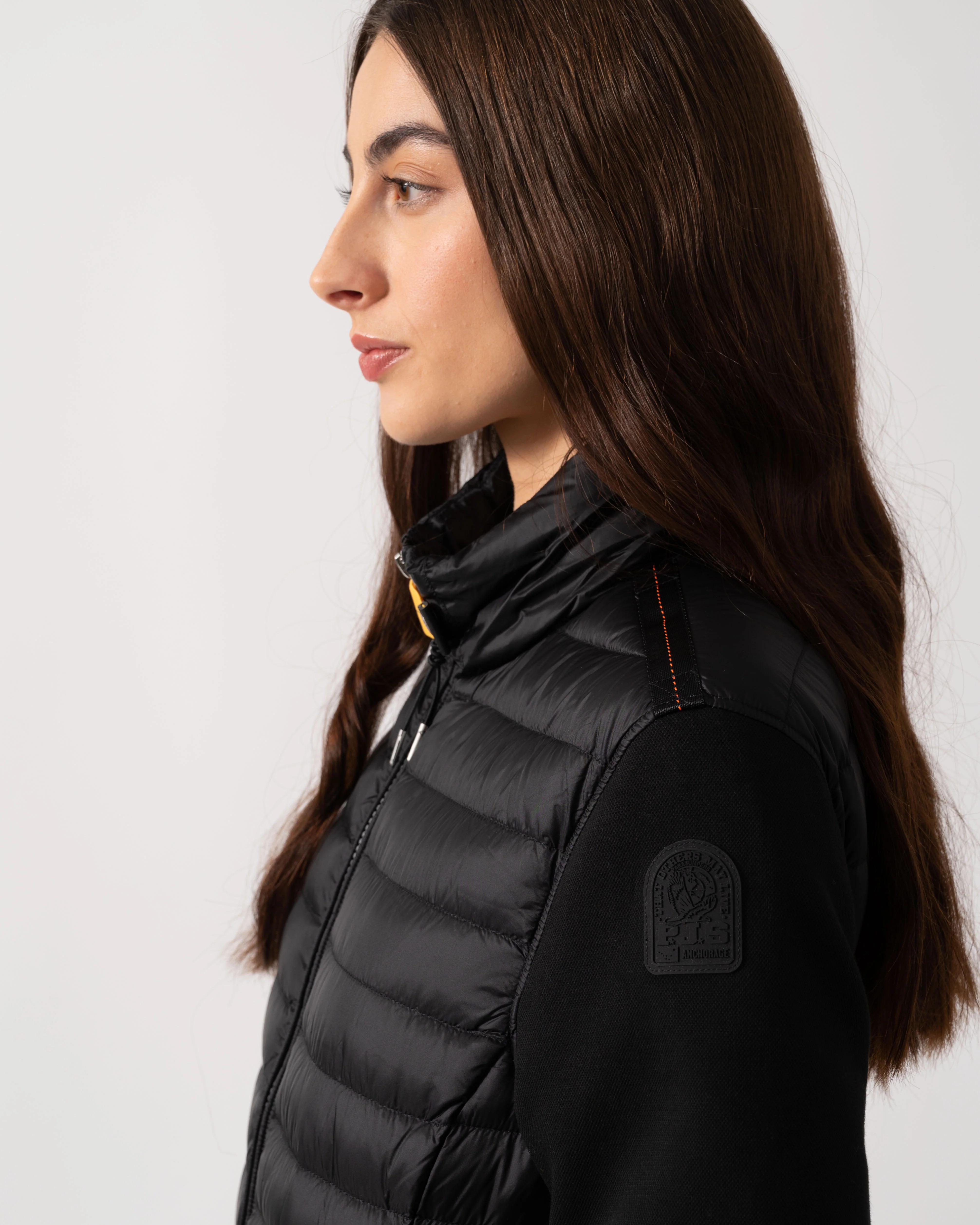 Parajumpers Danette Womens Fleece/Nylon Jacket - Black 541 - Image 6