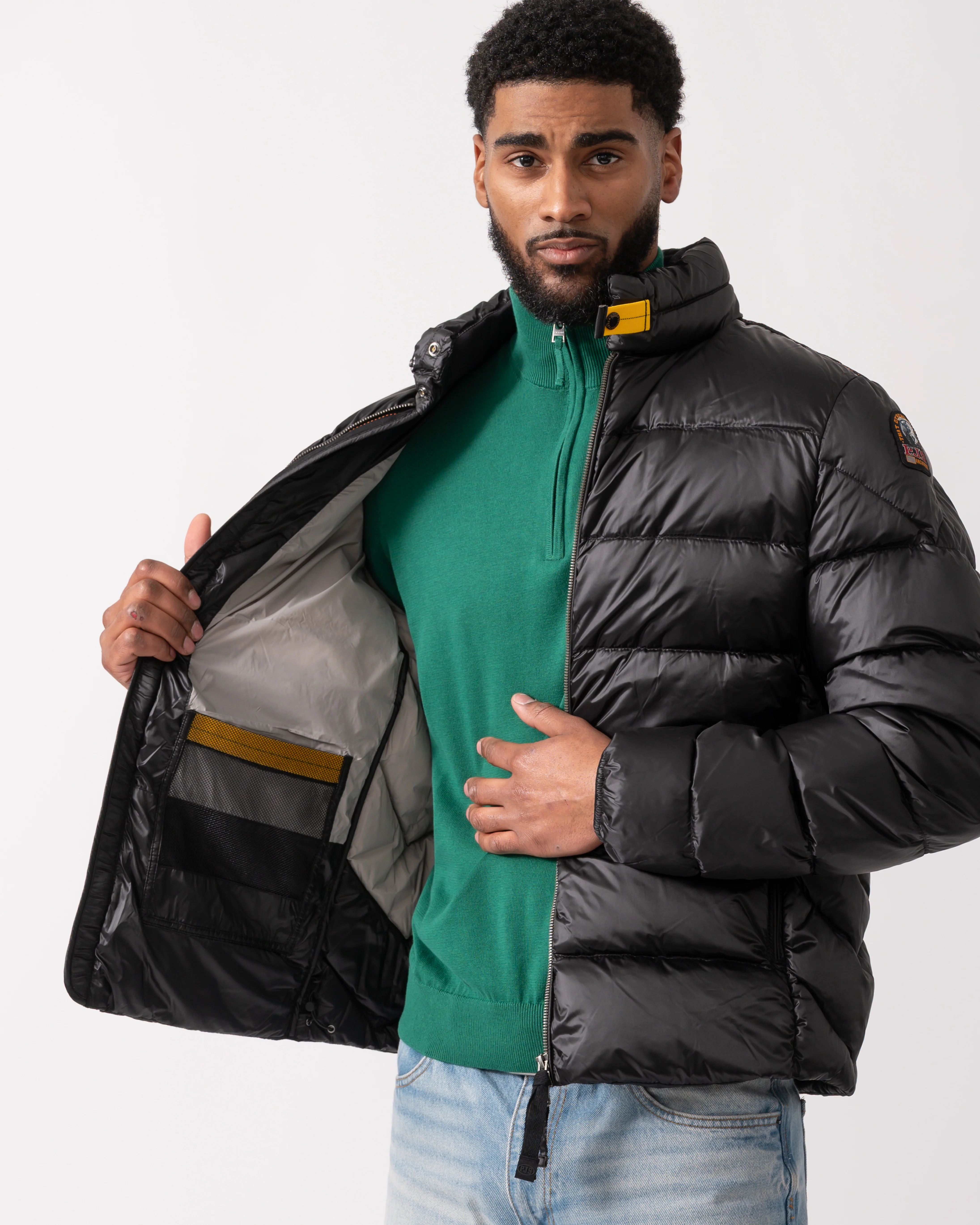 Parajumpers Dillon Mens Down Jacket - Black 541 - Image 4