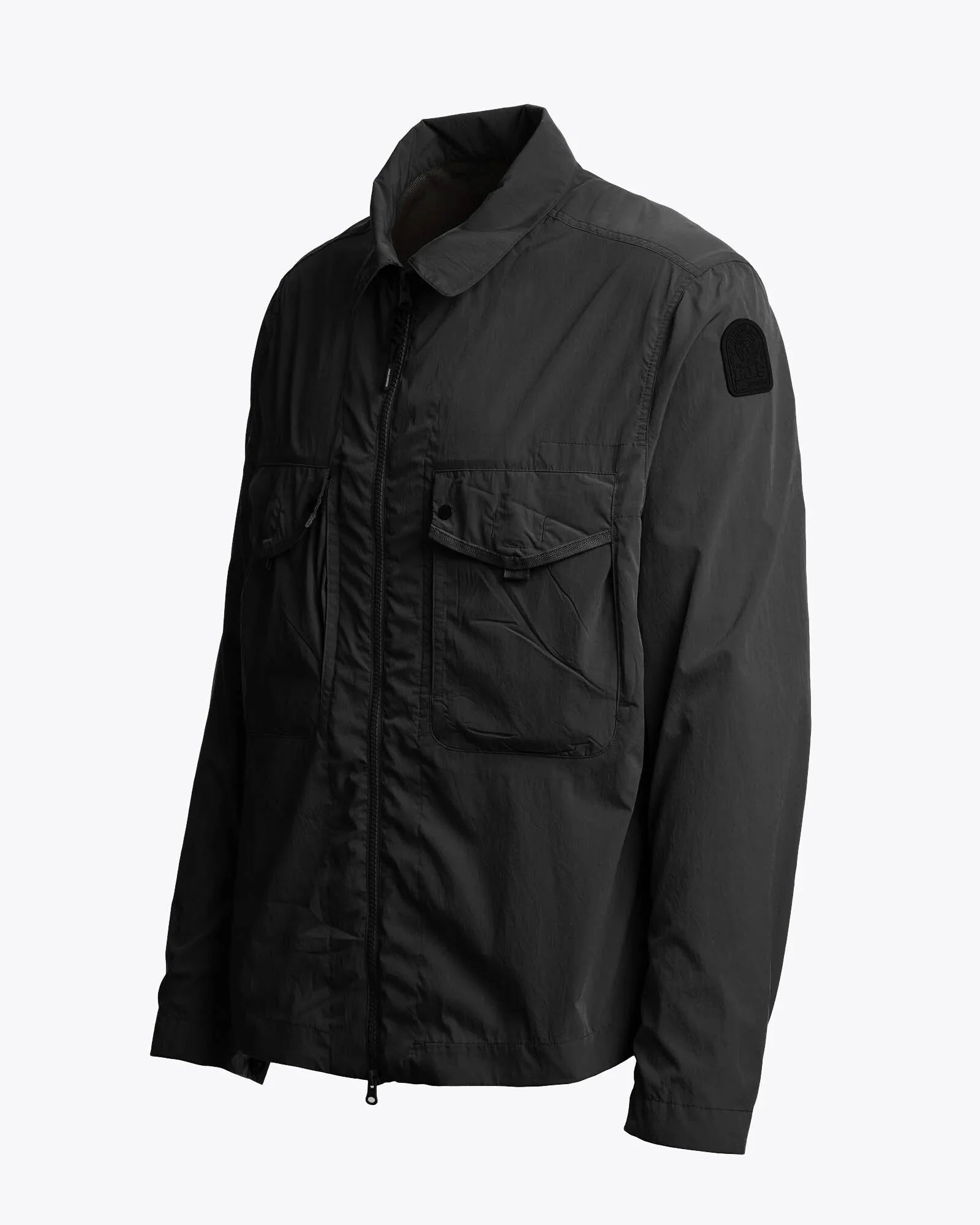 Parajumpers Elgin Mens Overshirt - Black 541 - Image 2