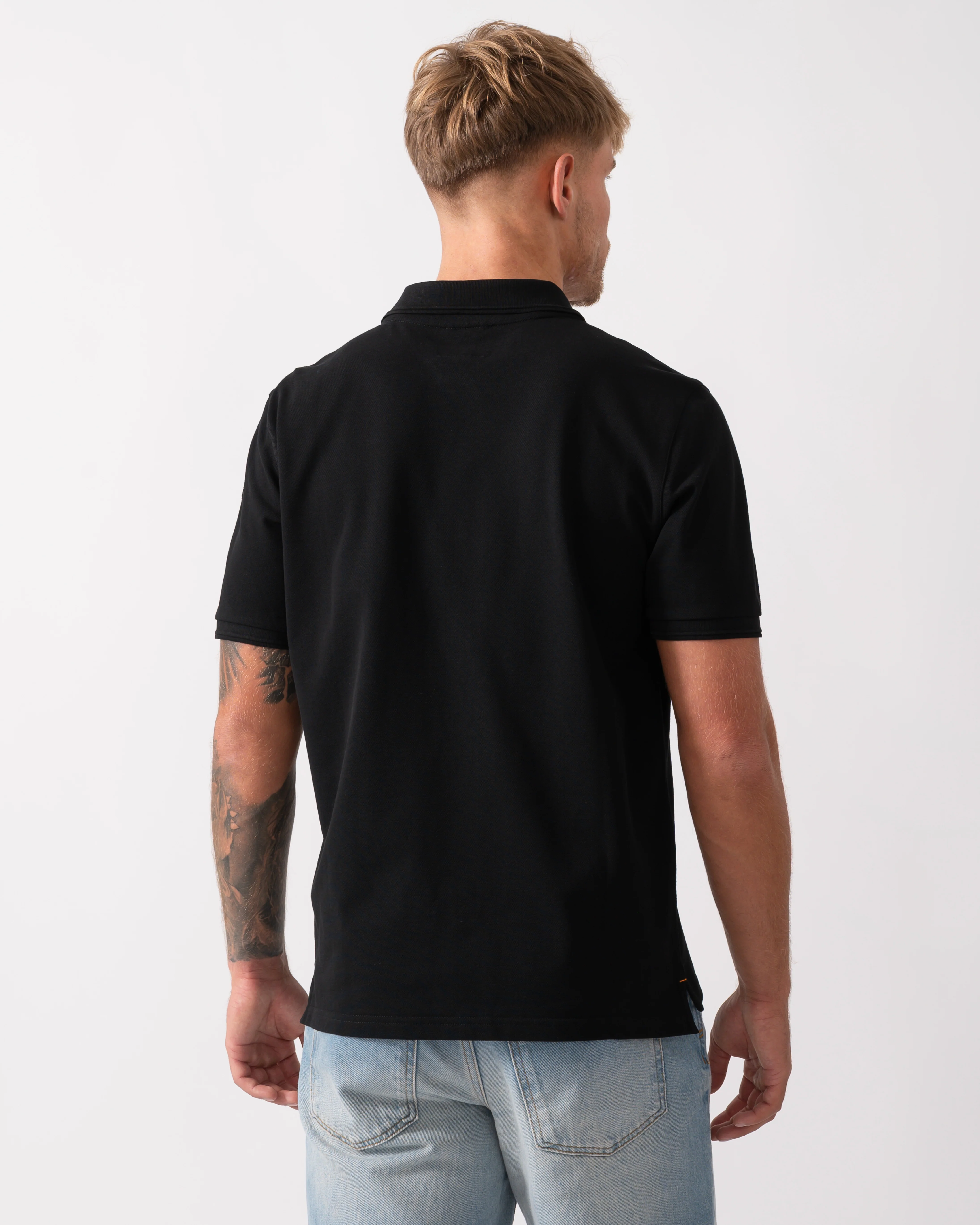 Parajumpers Gangapuma Mens Polo - Black 541 - Image 4
