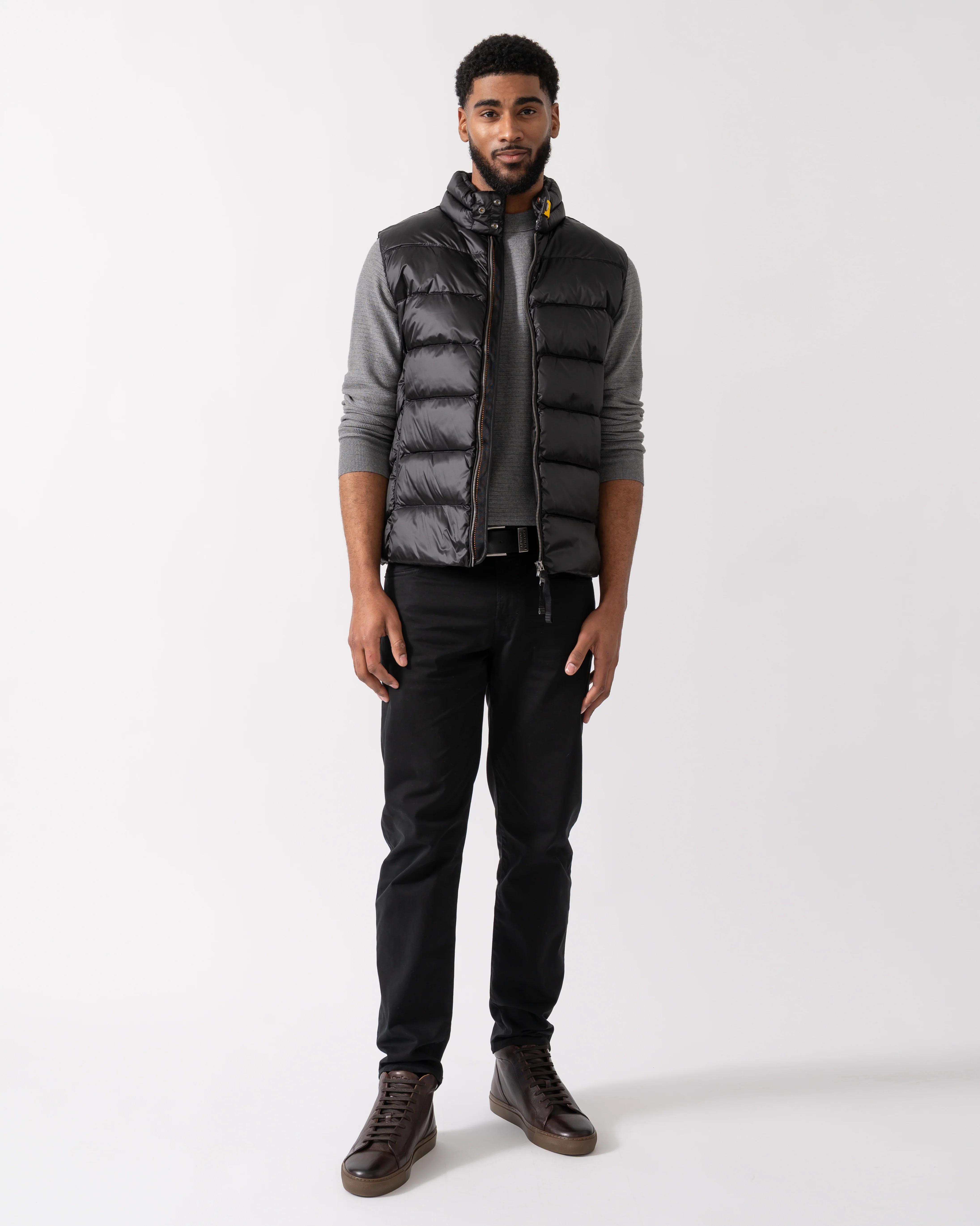 Parajumpers Jeordie Mens Down Vest - Black 541 - Image 2