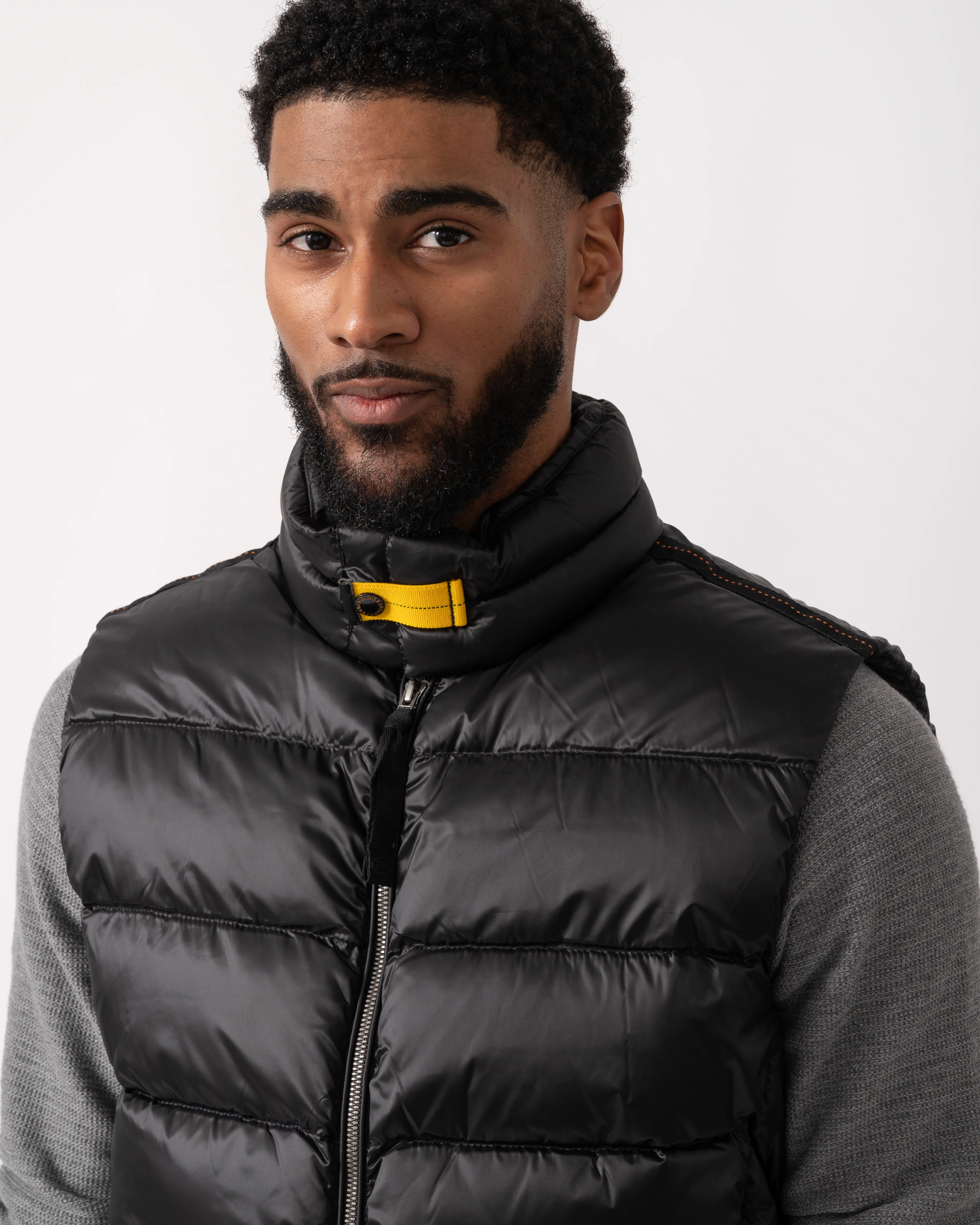 Parajumpers Jeordie Mens Down Vest - Black 541 - Image 3