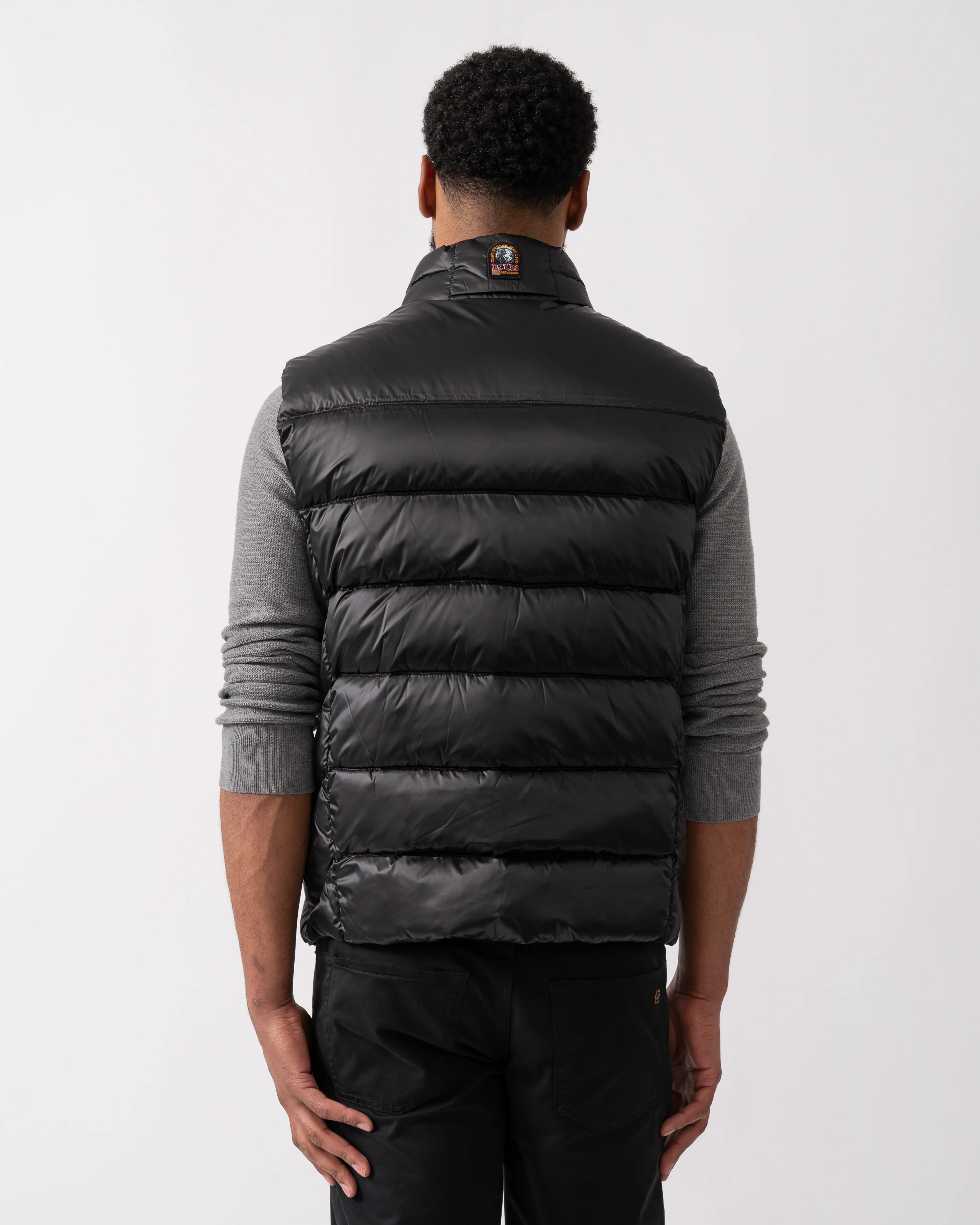Parajumpers Jeordie Mens Down Vest - Black 541 - Image 4