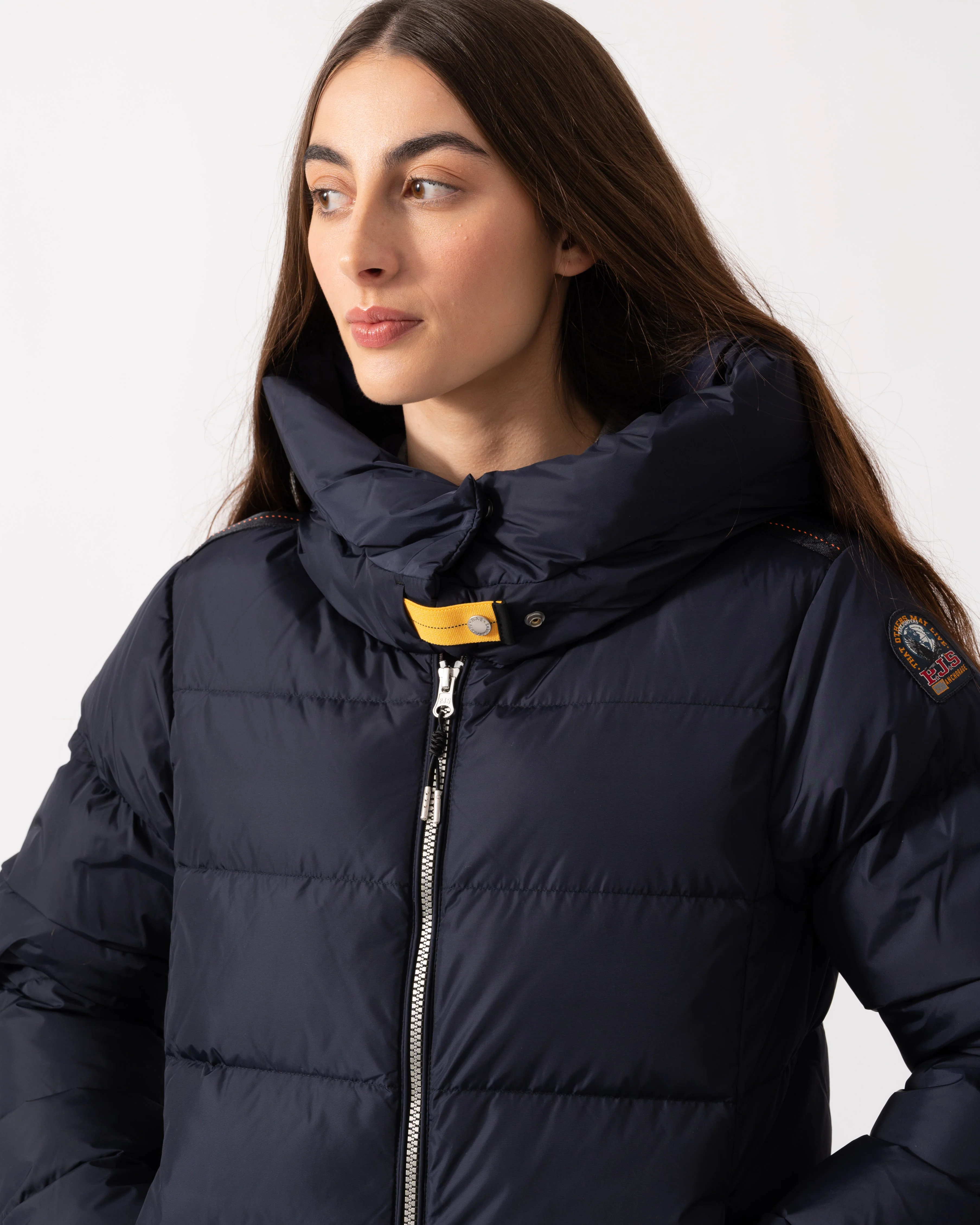 Parajumpers Jinny Womens Hooded Down Jacket - Pencil 710 - Image 2
