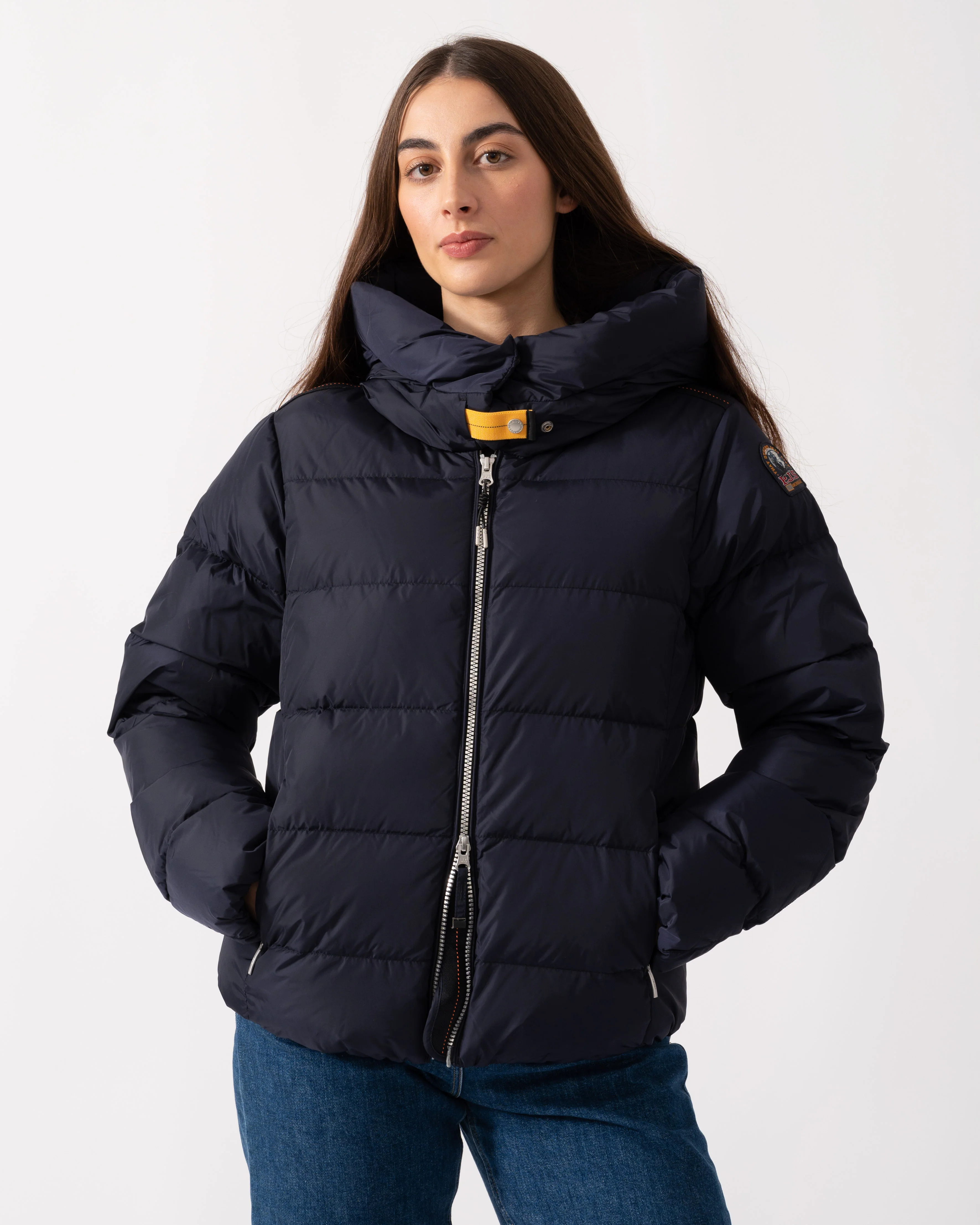 Parajumpers Jinny Womens Hooded Down Jacket - Pencil 710 - Image 3