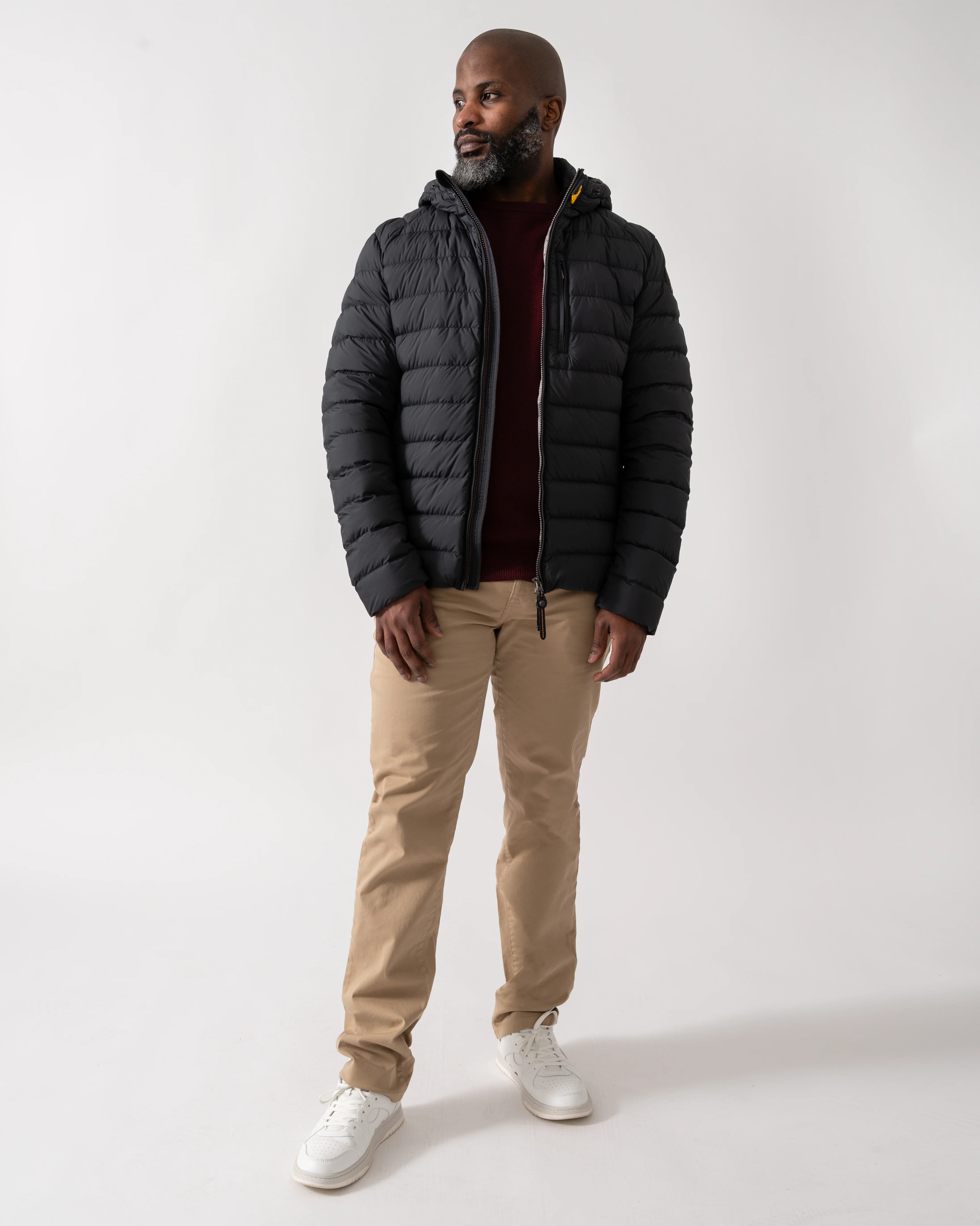 Parajumpers Last Minute Mens Hooded Down Jacket - Black 541 - Image 2