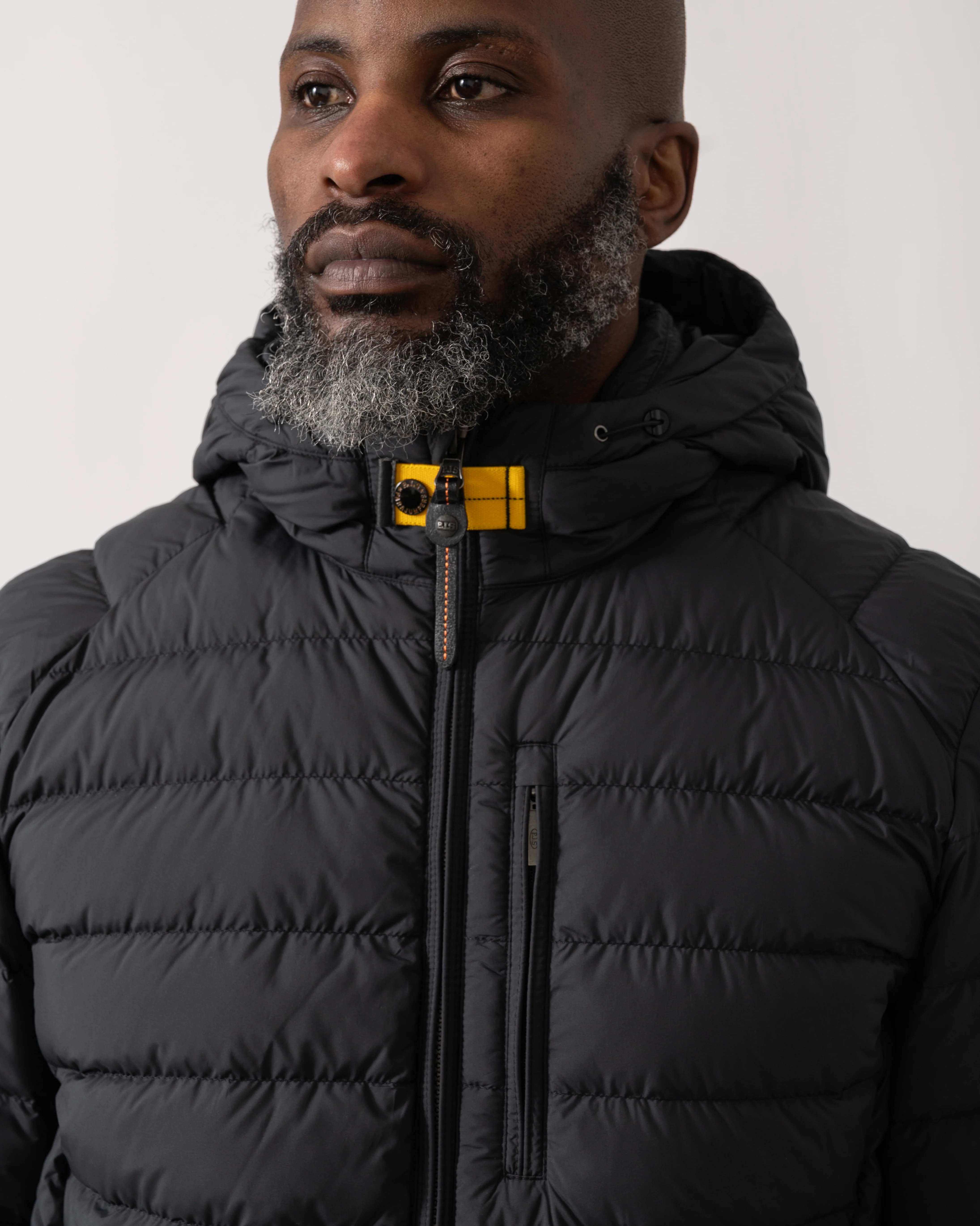 Parajumpers Last Minute Mens Hooded Down Jacket - Black 541 - Image 4