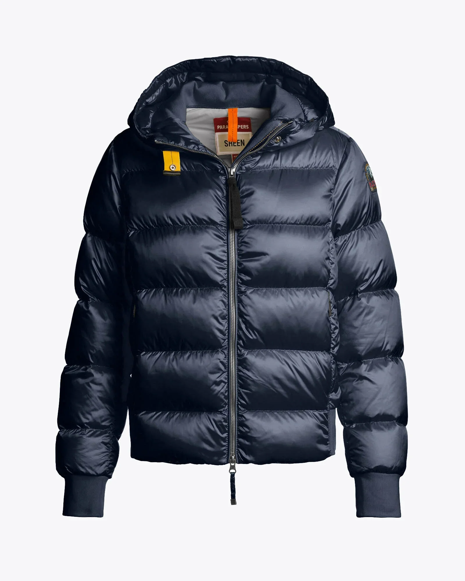 Parajumpers Mariah Womens Hooded Down Bomber - Blue Navy 316 - Image 7
