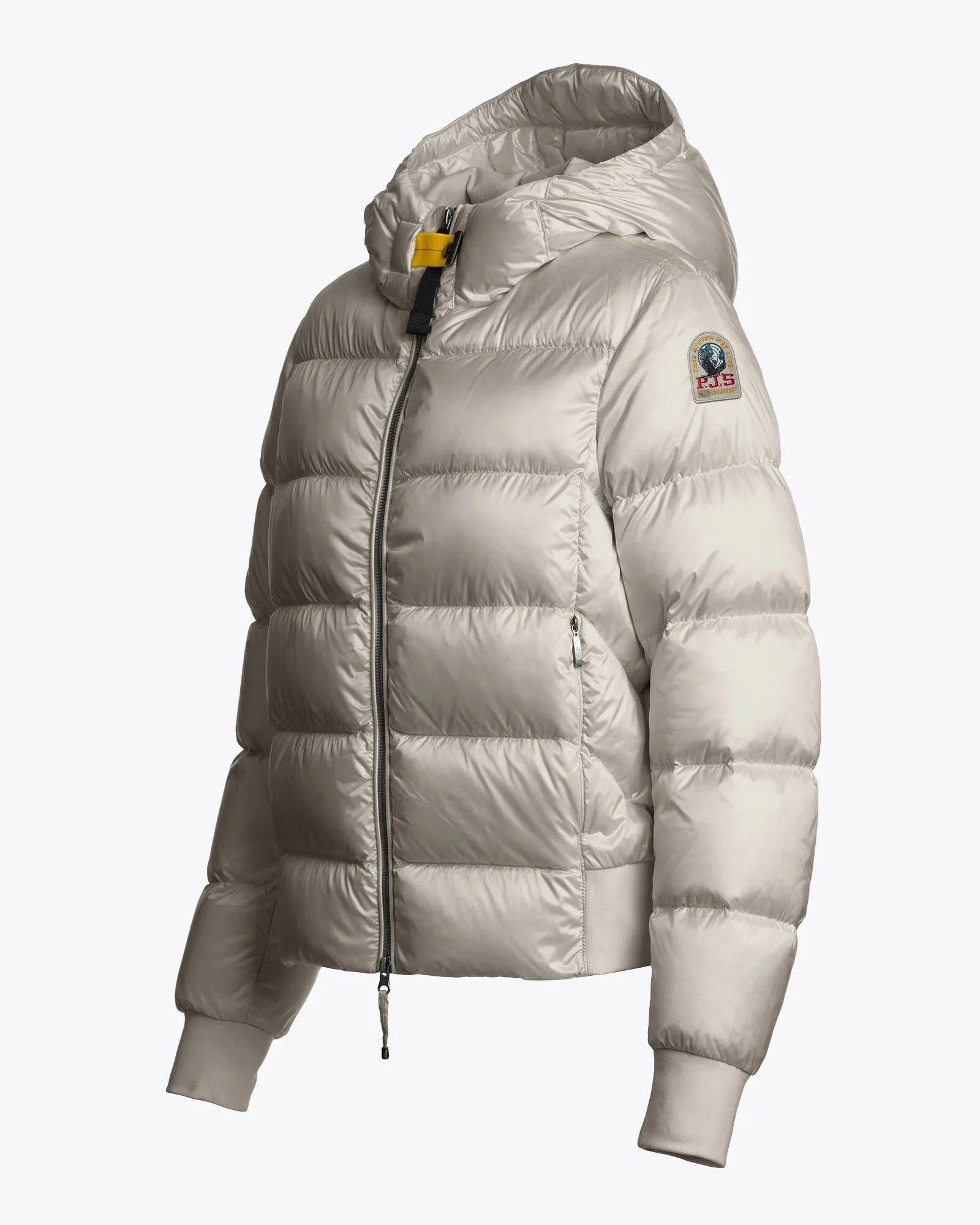 Parajumpers Mariah Womens Hooded Down Bomber - Silver-Grey 773 - Image 6
