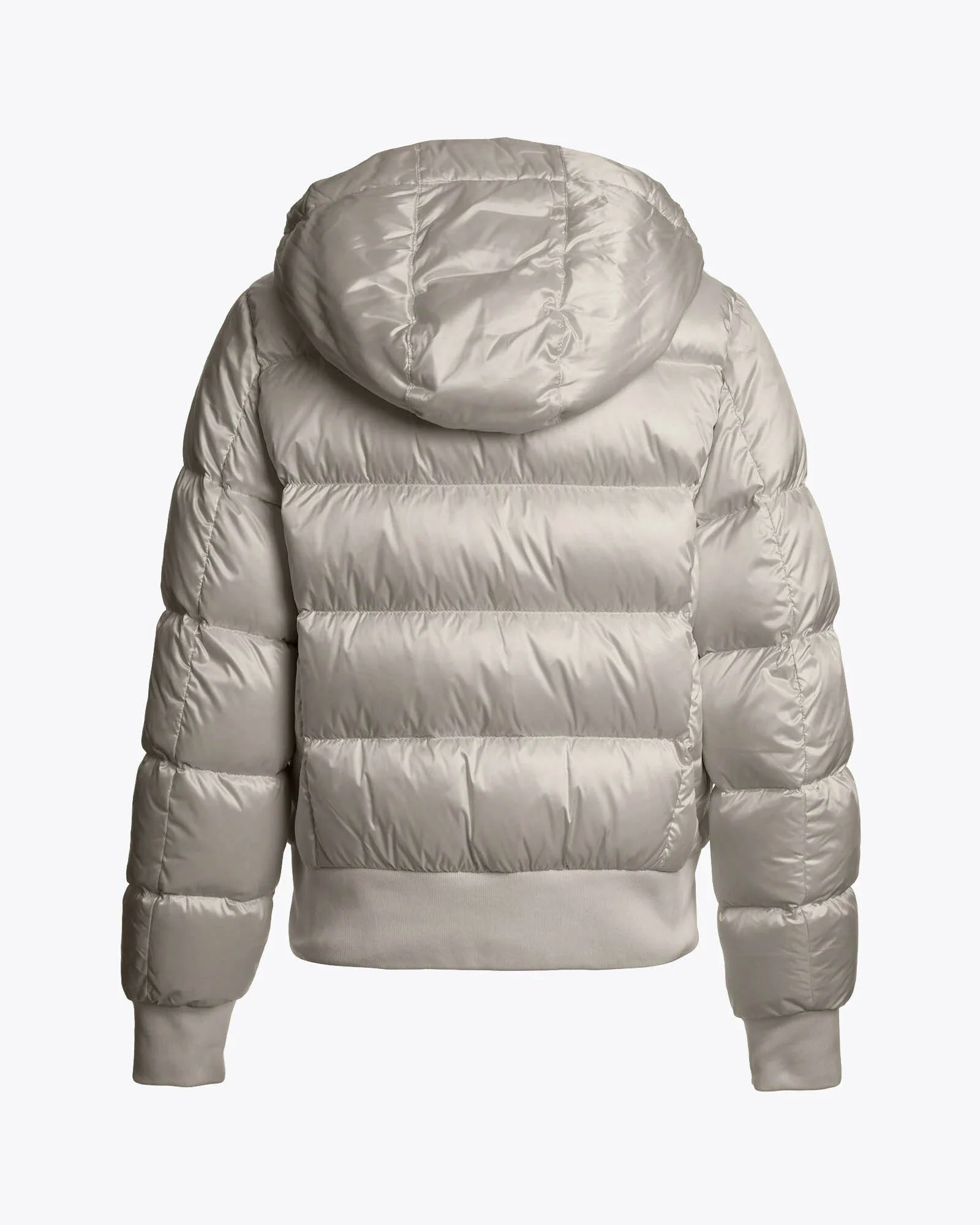Parajumpers Mariah Womens Hooded Down Bomber - Silver-Grey 773 - Image 7