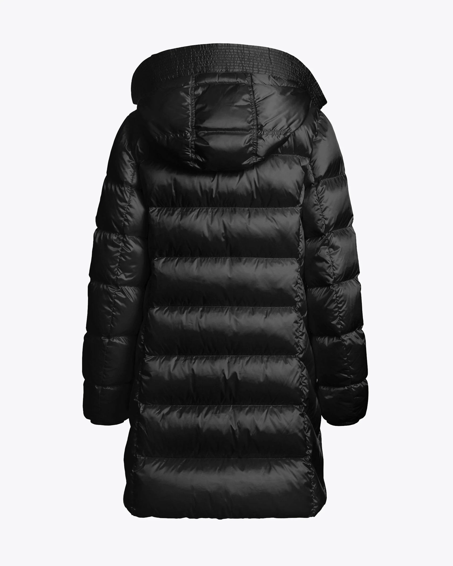 Parajumpers Marion Womens Hooded Down Jacket - Black 541 - Image 3