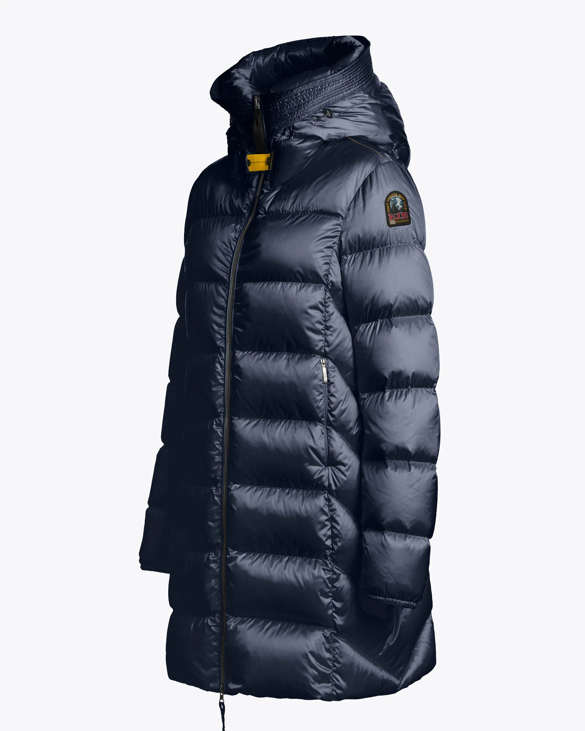 Parajumpers Marion Womens Hooded Down Jacket - Blue Navy 316 - Image 6