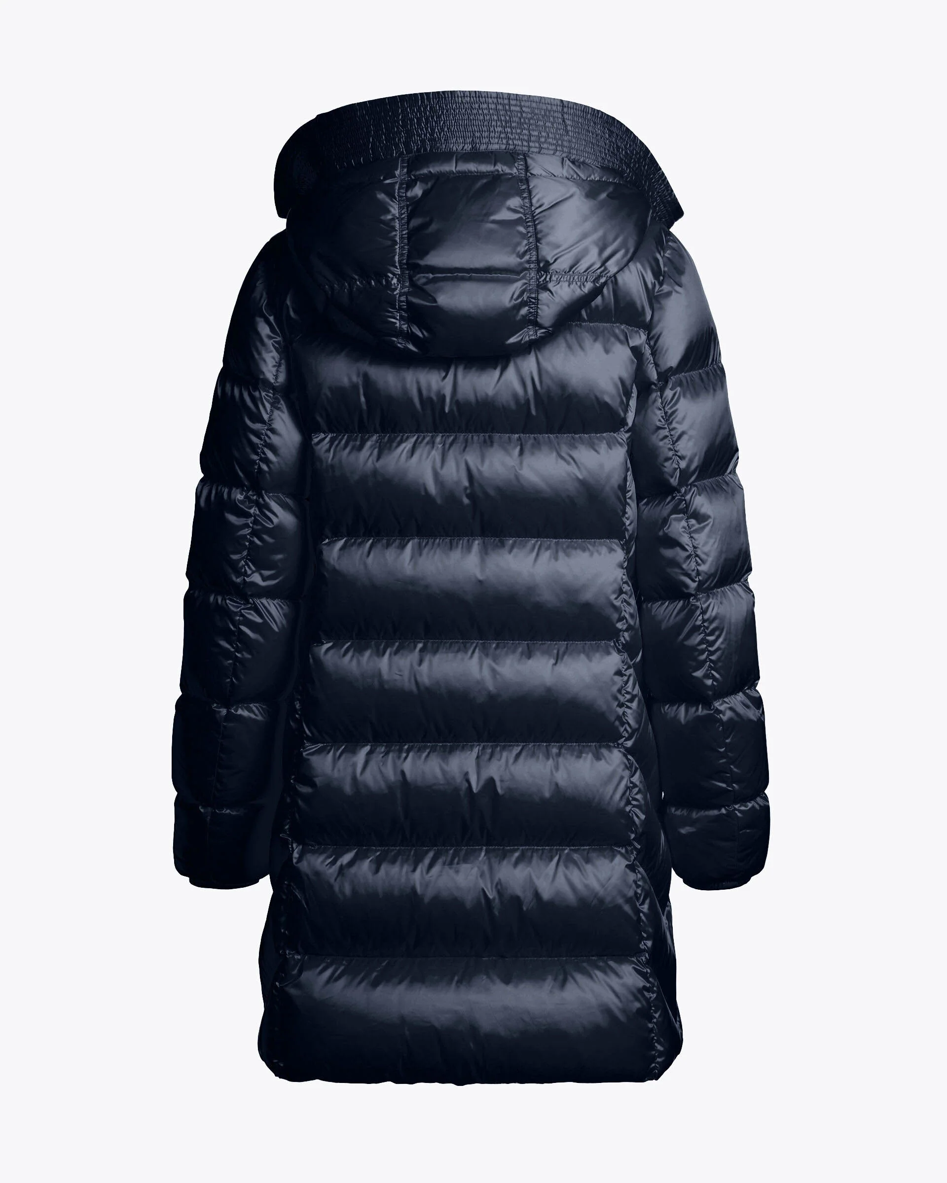 Parajumpers Marion Womens Hooded Down Jacket - Blue Navy 316 - Image 7