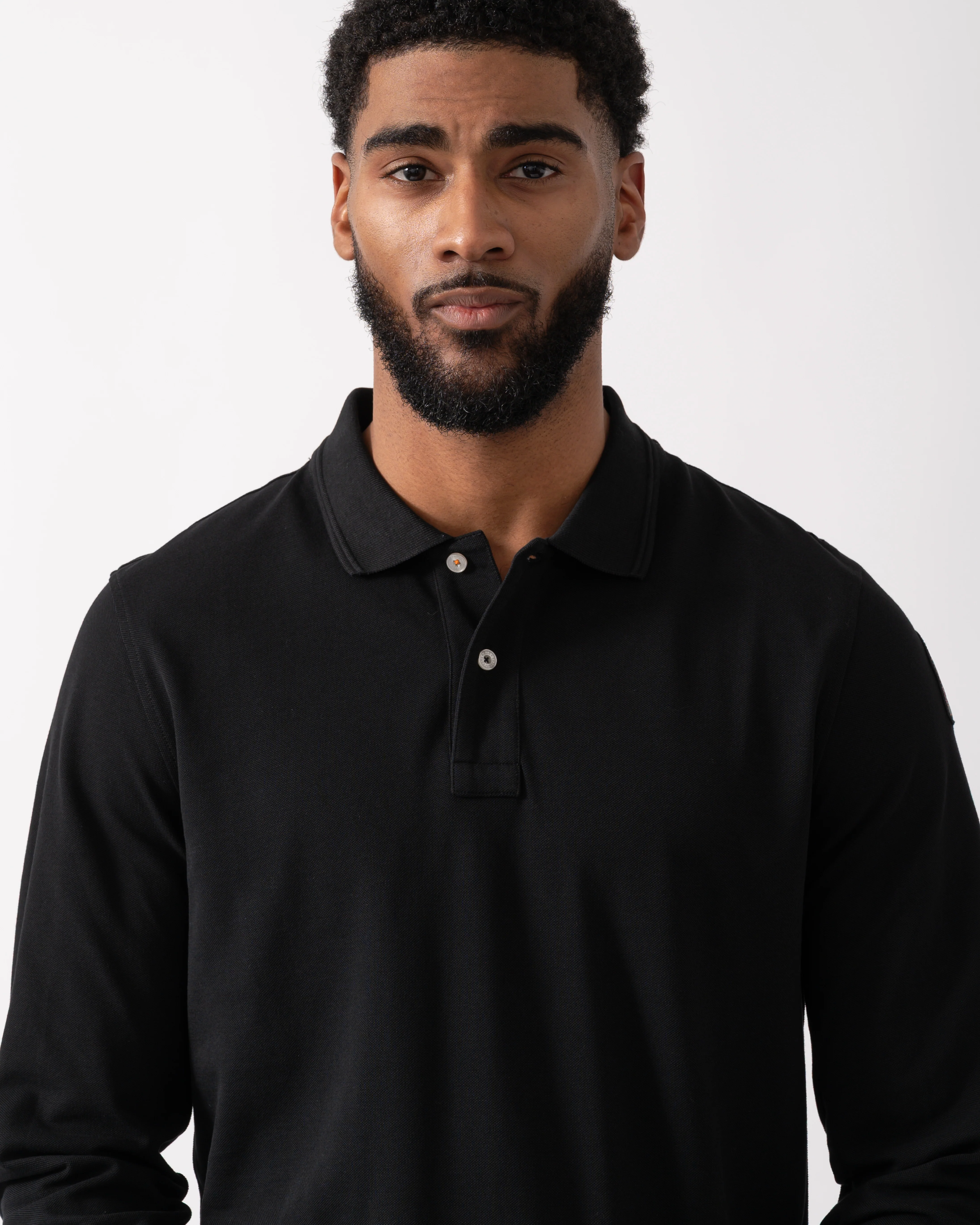 Parajumpers Oberon Polo Mens Polo - Black 541 - Image 3