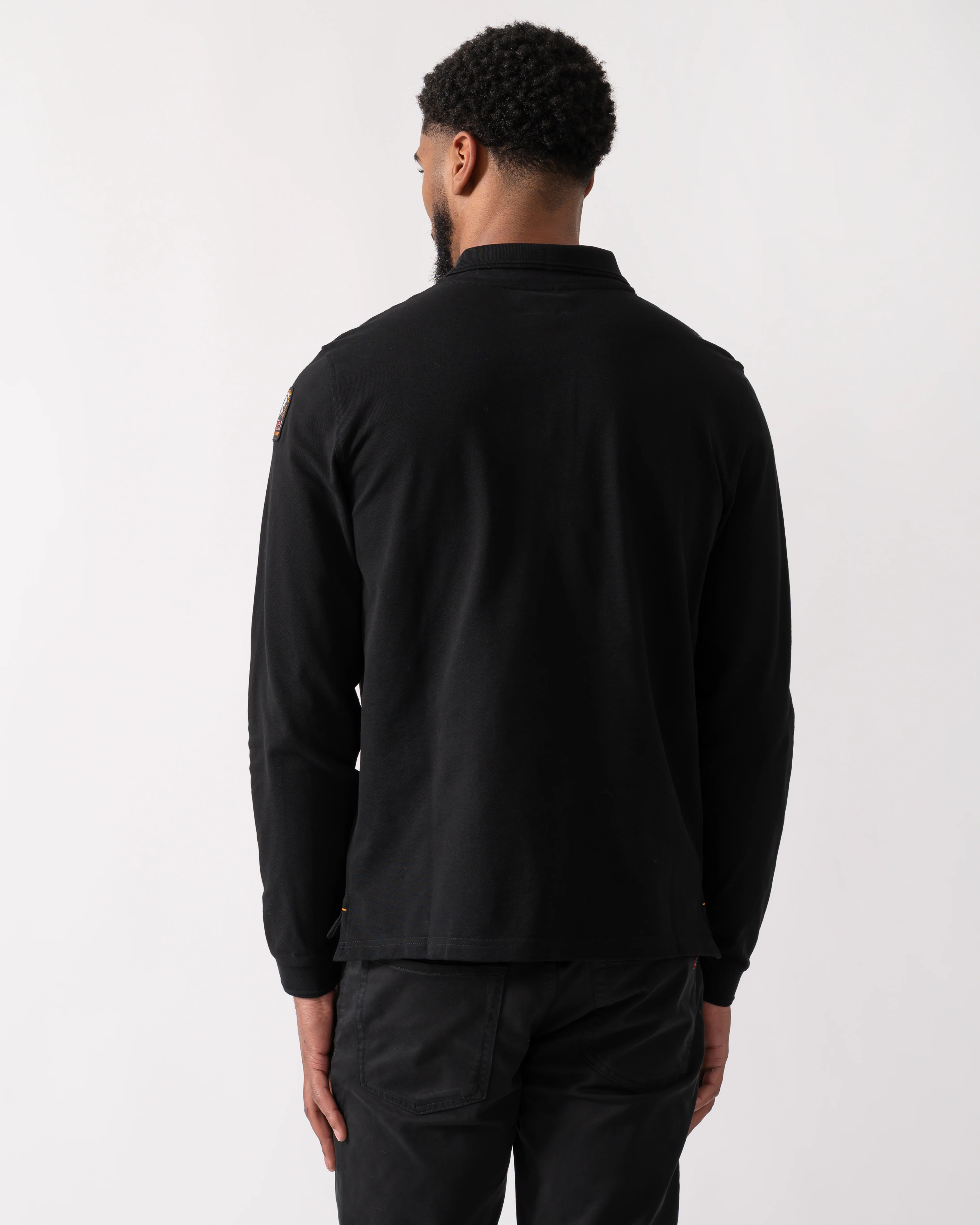 Parajumpers Oberon Polo Mens Polo - Black 541 - Image 5