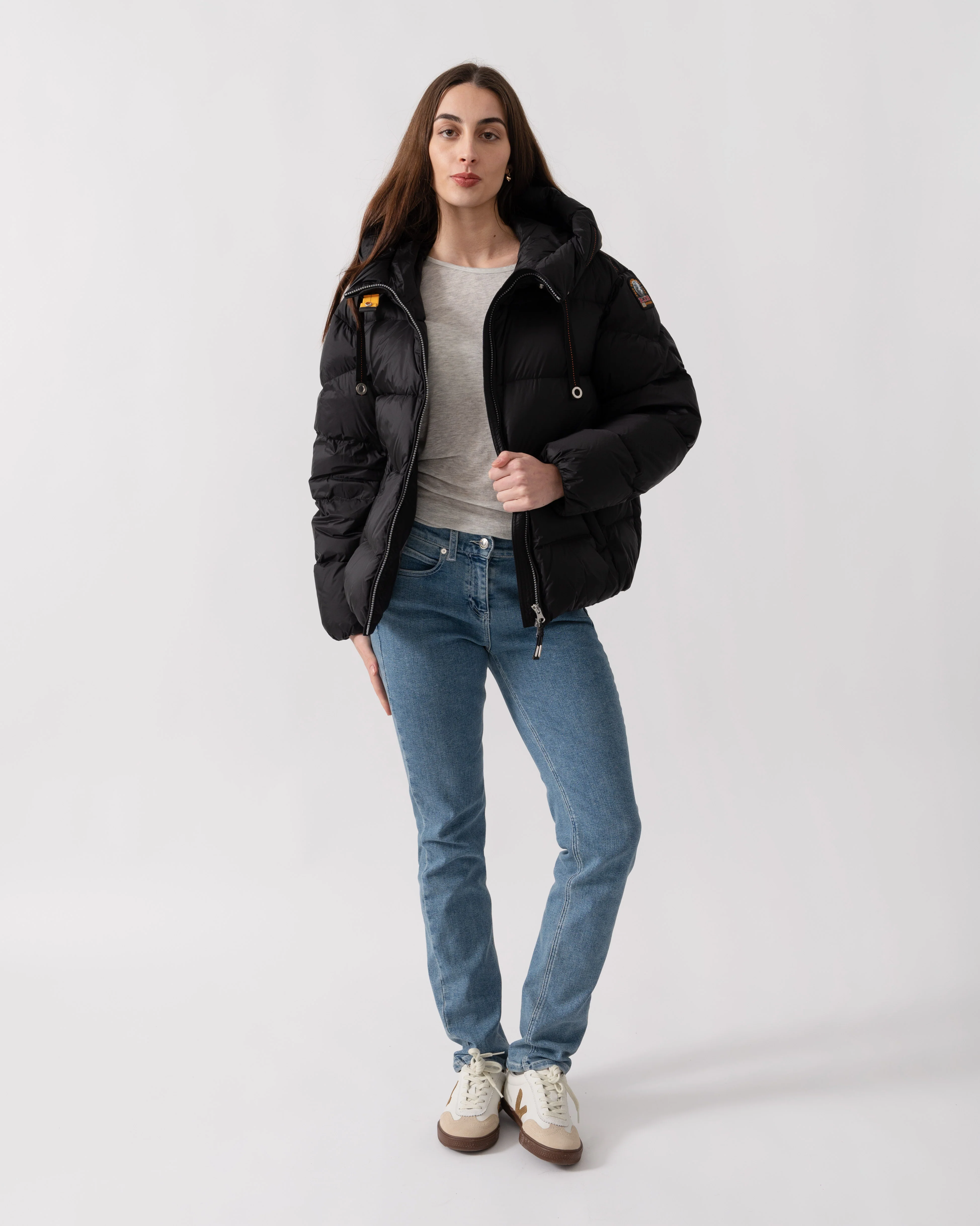 Parajumpers Tilly Womens Hooded Down Jacket - Black 541 - Image 2