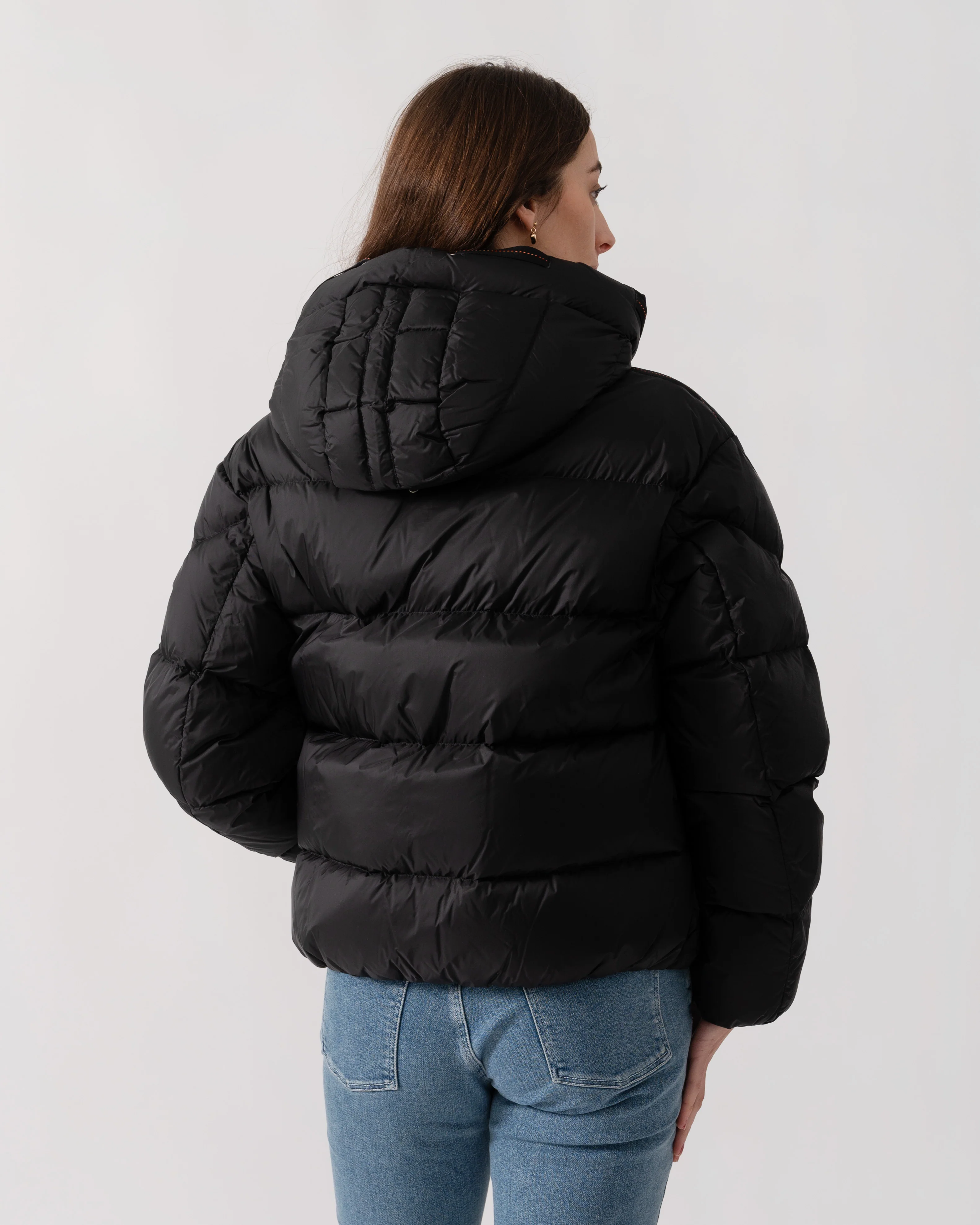 Parajumpers Tilly Womens Hooded Down Jacket - Black 541 - Image 4