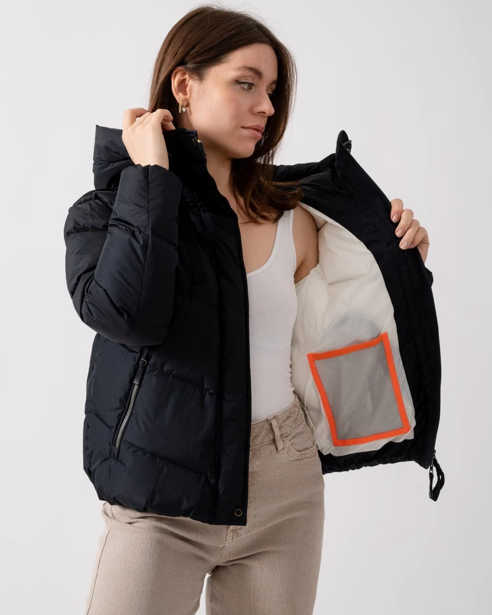 Parajumpers Verna Womens Hooded Down Padded Jacket - Image 6