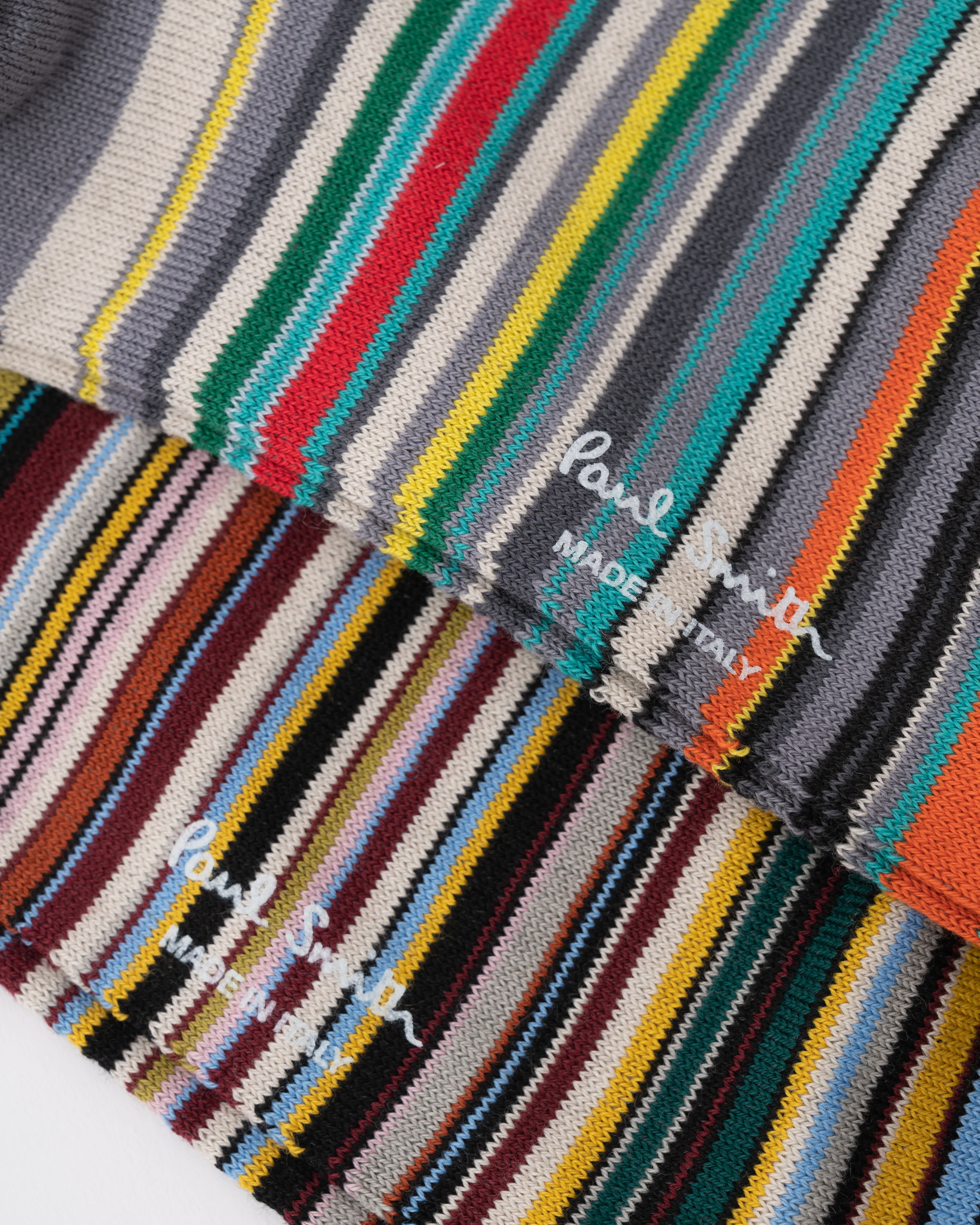 Paul Smith 2 Pack Mens Signature Stripe Socks - 1B Multi - Image 3