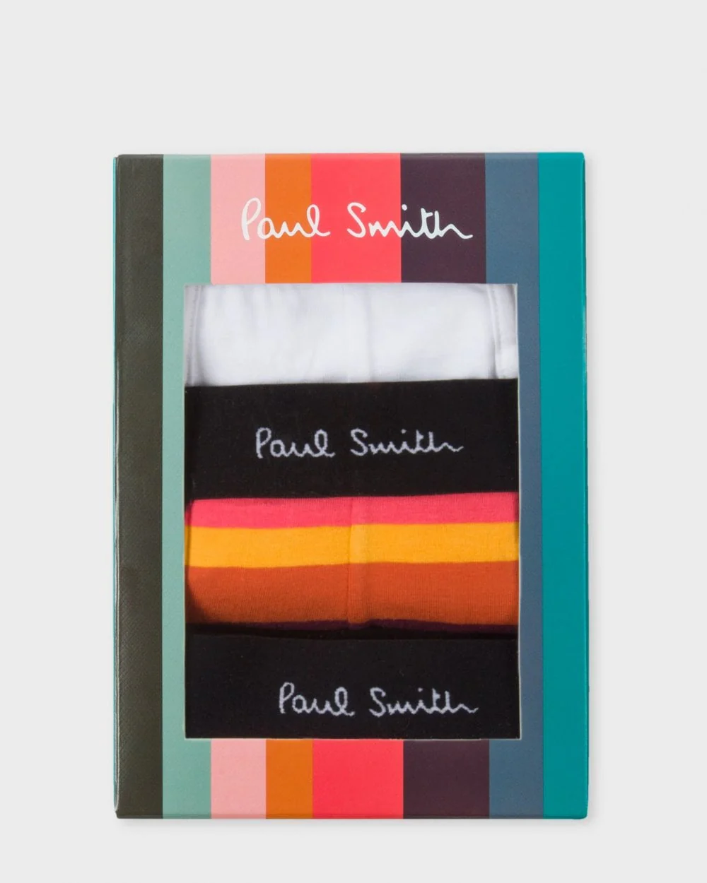 Paul Smith 3-Pack Mens Artist Stripe Boxer Briefs - Image 6