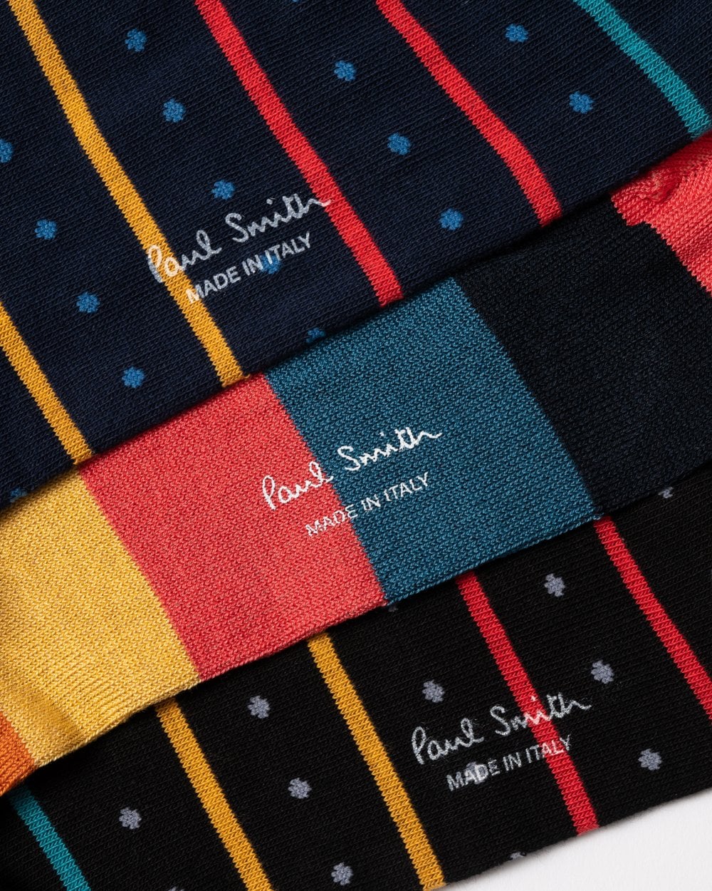 Paul Smith 3 Pack Mens Artist Stripe Socks - Image 2