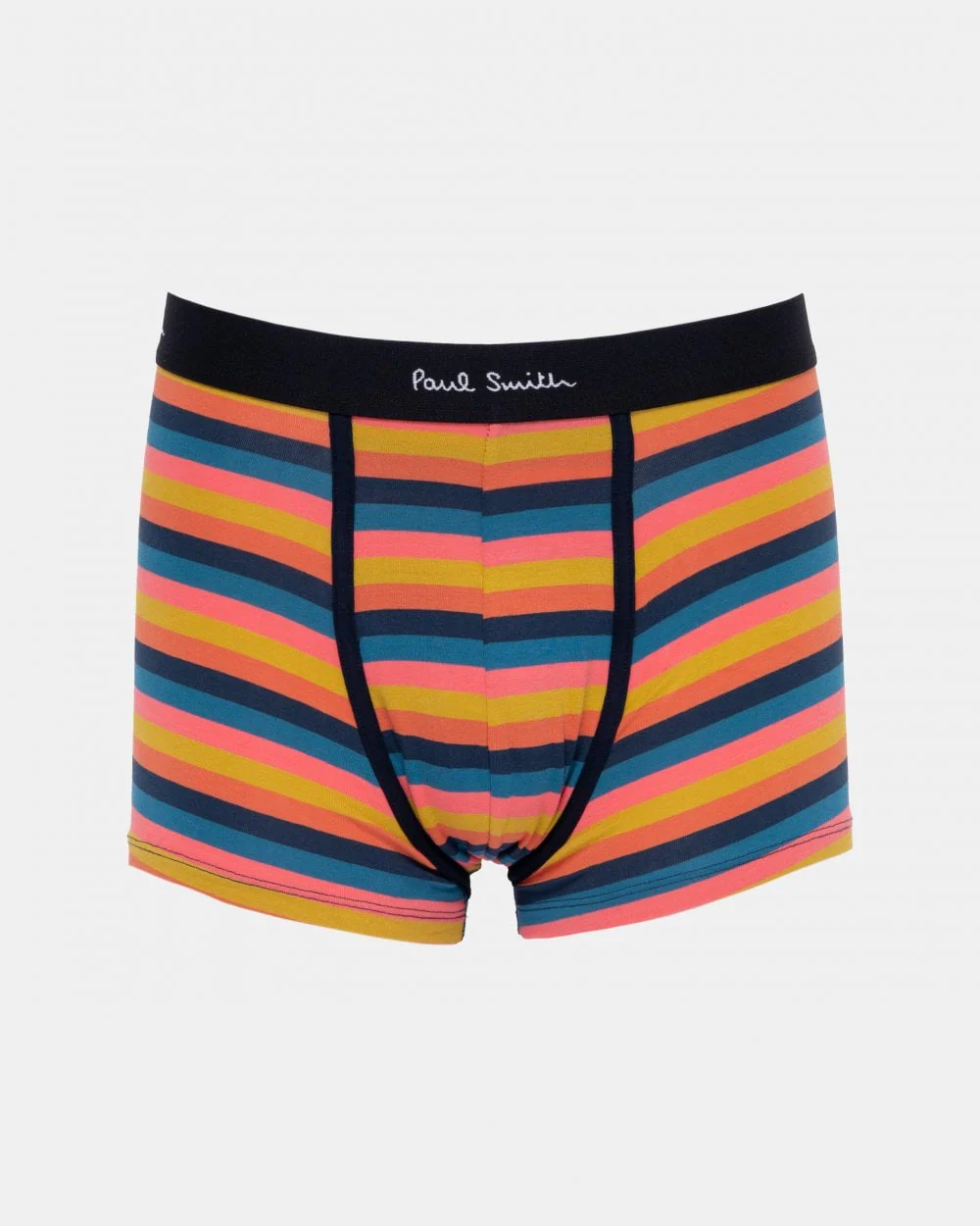 Paul Smith 3-Pack Mens Mixed Artist Stripe Trunks - 79 Black - Image 3