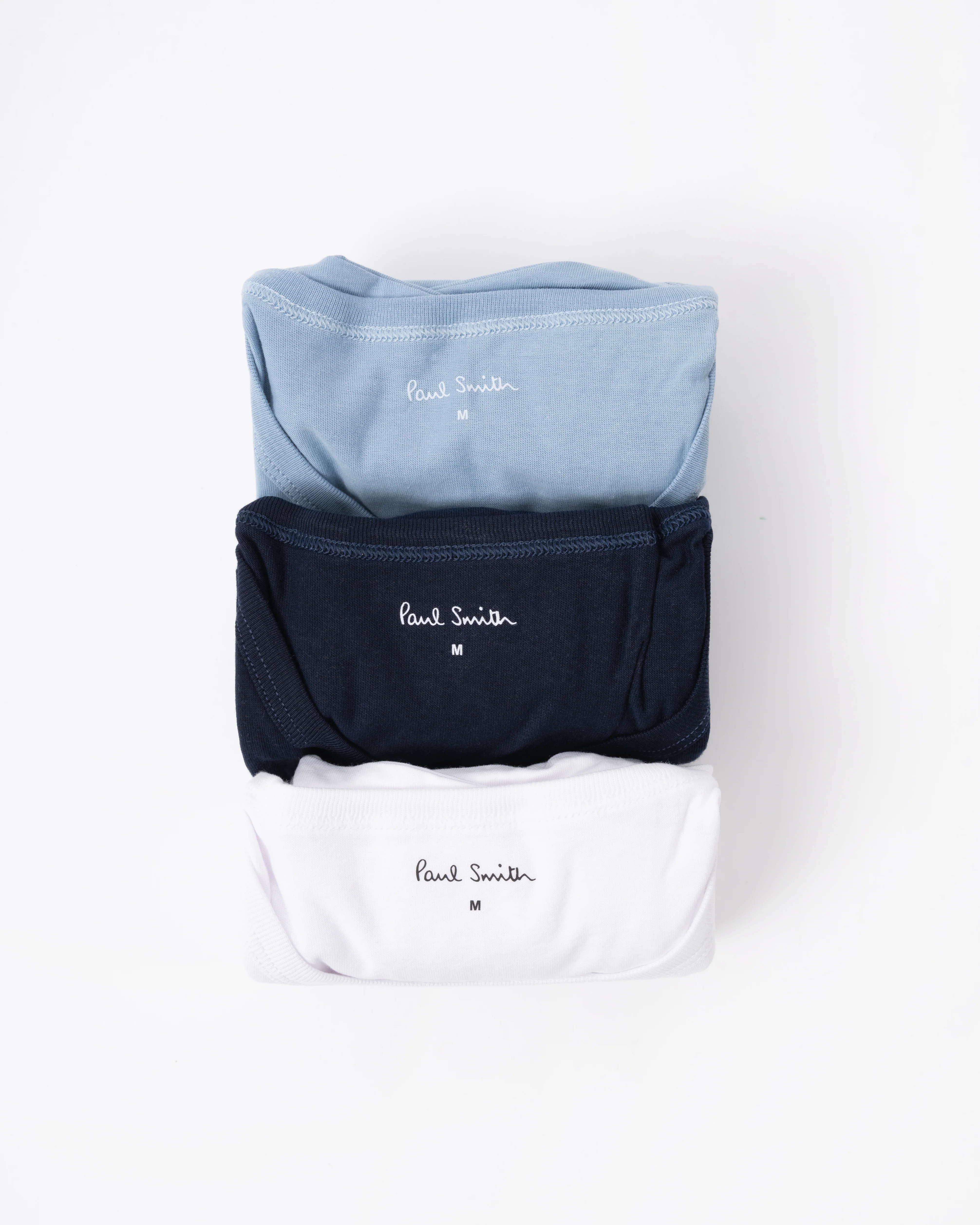 Paul Smith Mens 3 Pack Script Logo T-Shirts - 1B Multicolour - Image 3