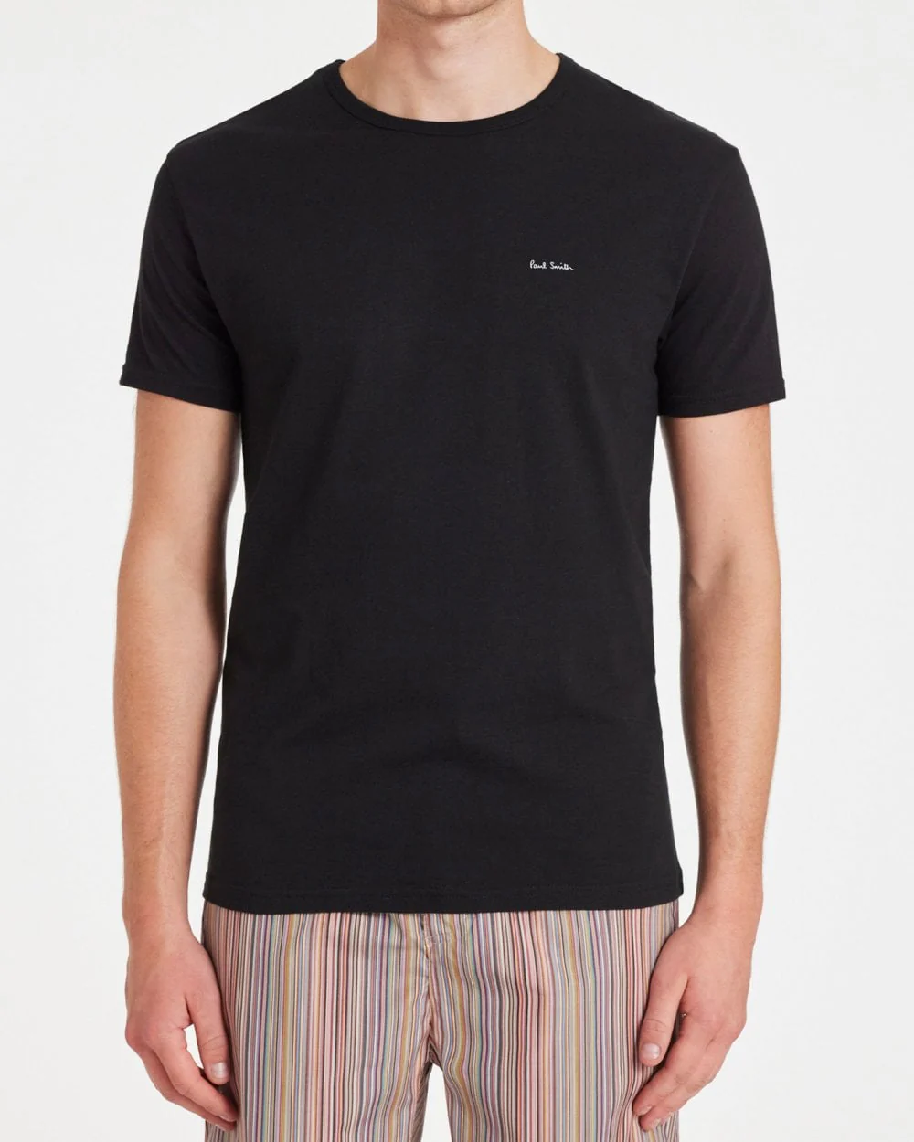 Paul Smith 3 Pack Mens Script Logo T-Shirts - 2A White/Navy/Black - Image 5