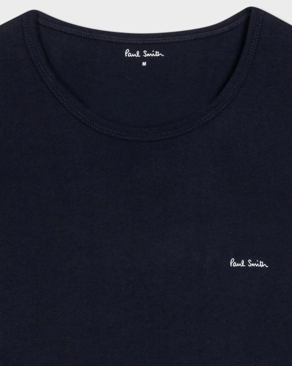 Paul Smith 3 Pack Mens Script Logo T-Shirts - 47 Navy - Image 2