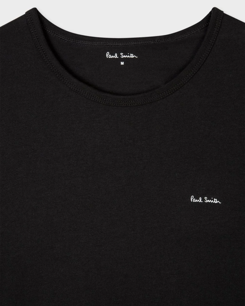 Paul Smith 5 Pack Mens Script Logo T-Shirts - 79 Black - Image 2