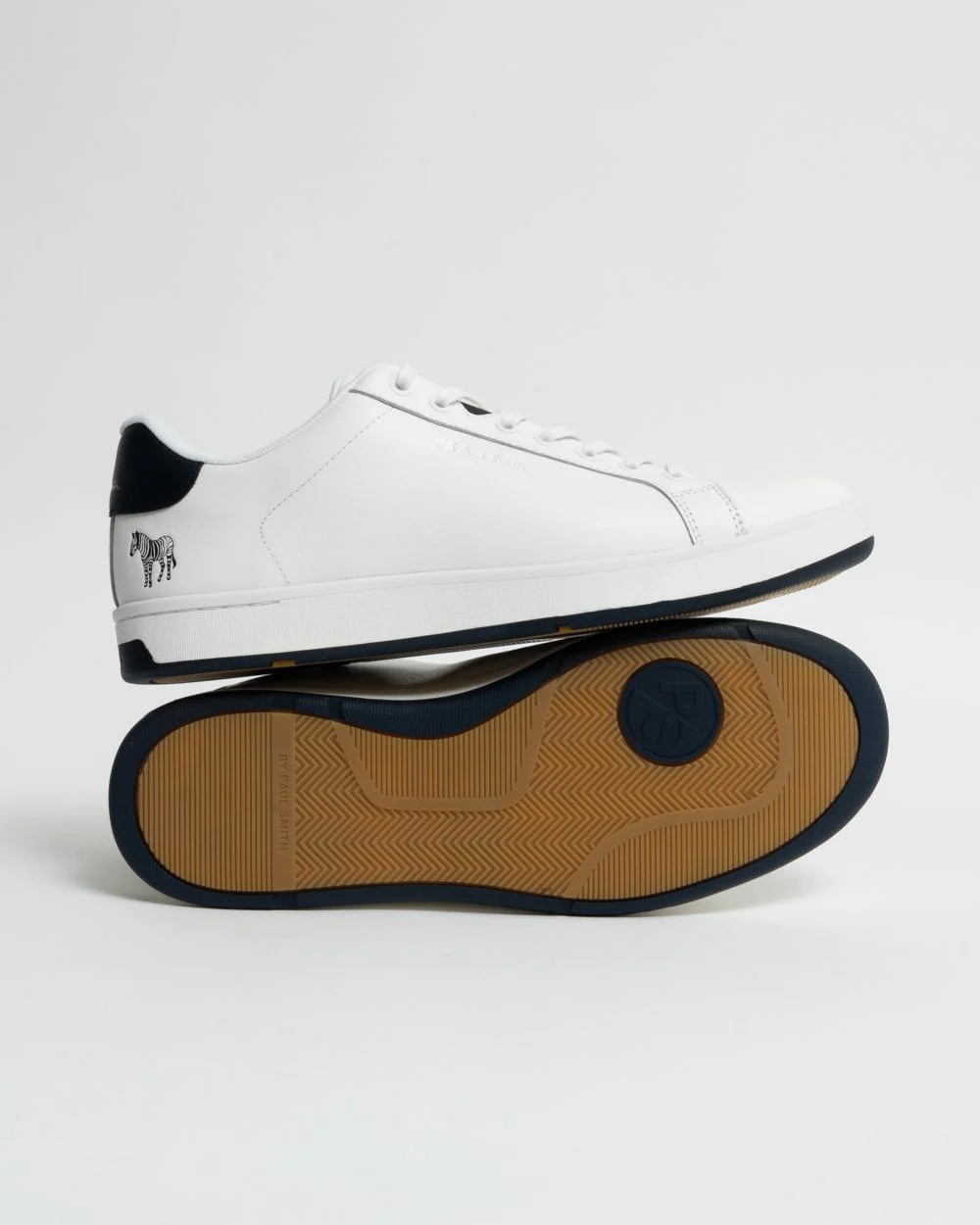 PS Paul Smith Albany Mens Trainers - 01 White - Image 4